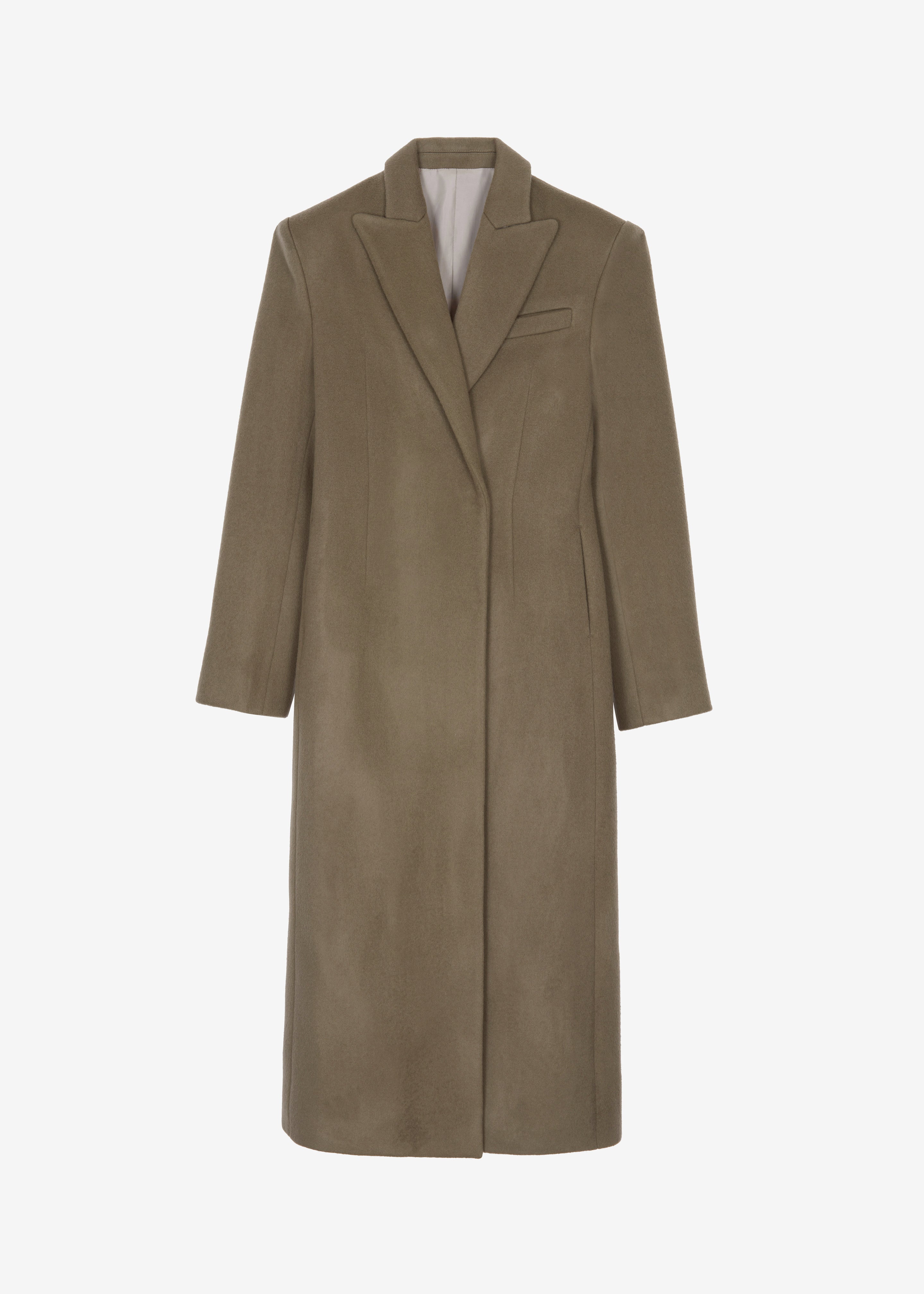 Melva Long Coat - Taupe - 12