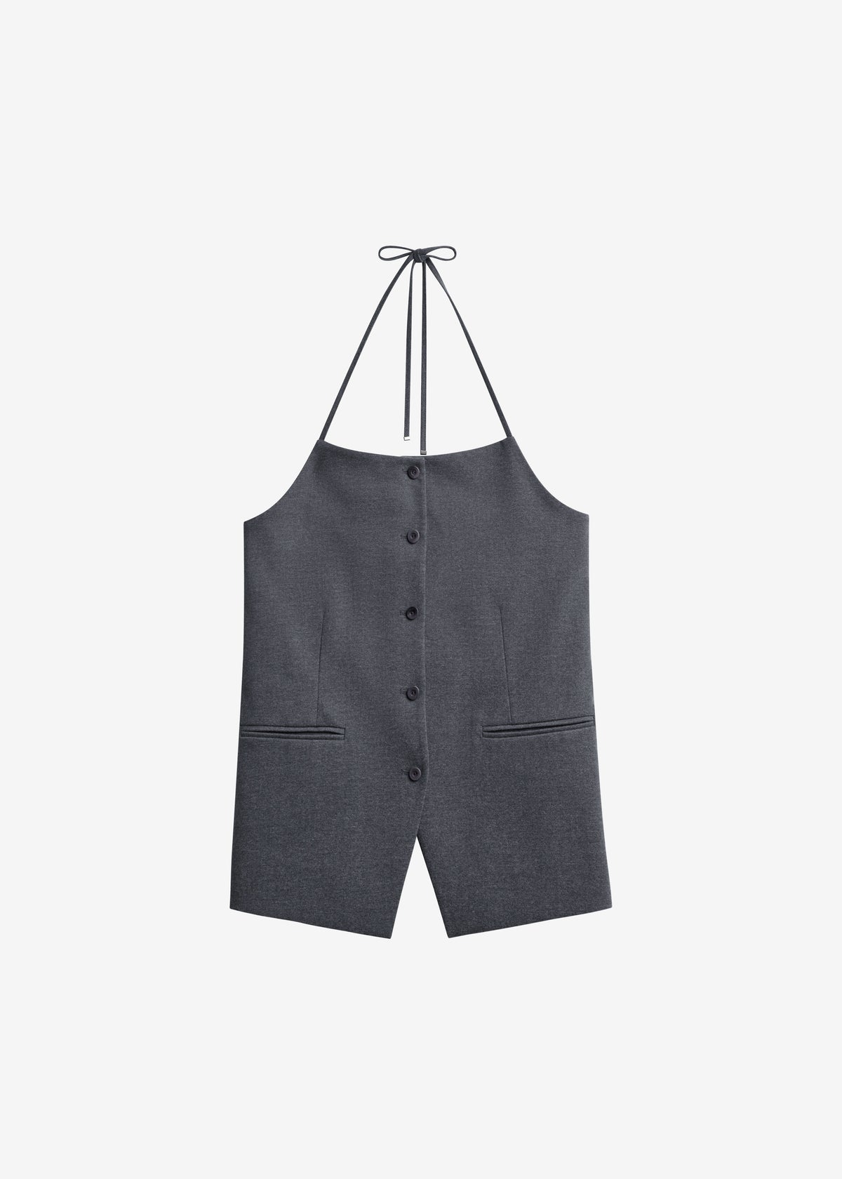 Melwin Halter Vest - Grey - 6