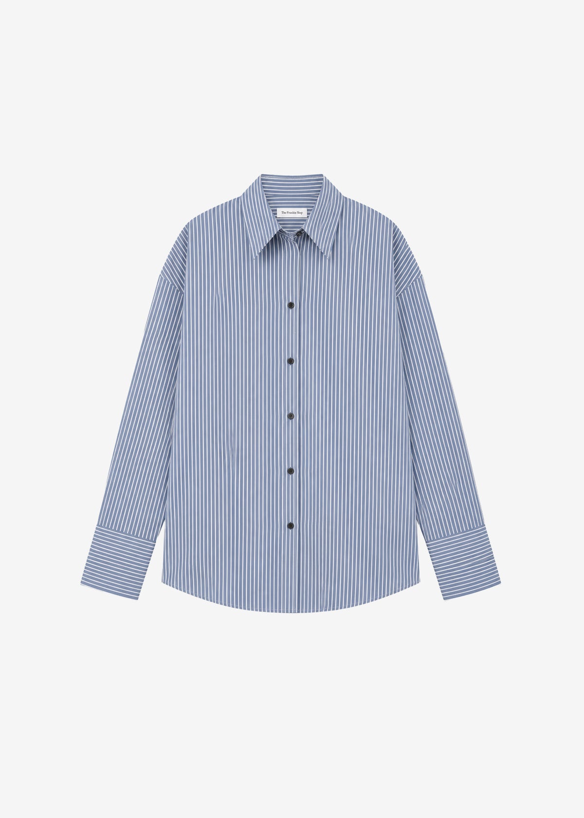 Menton Oversized Shirt - Navy/White Stripe - 10