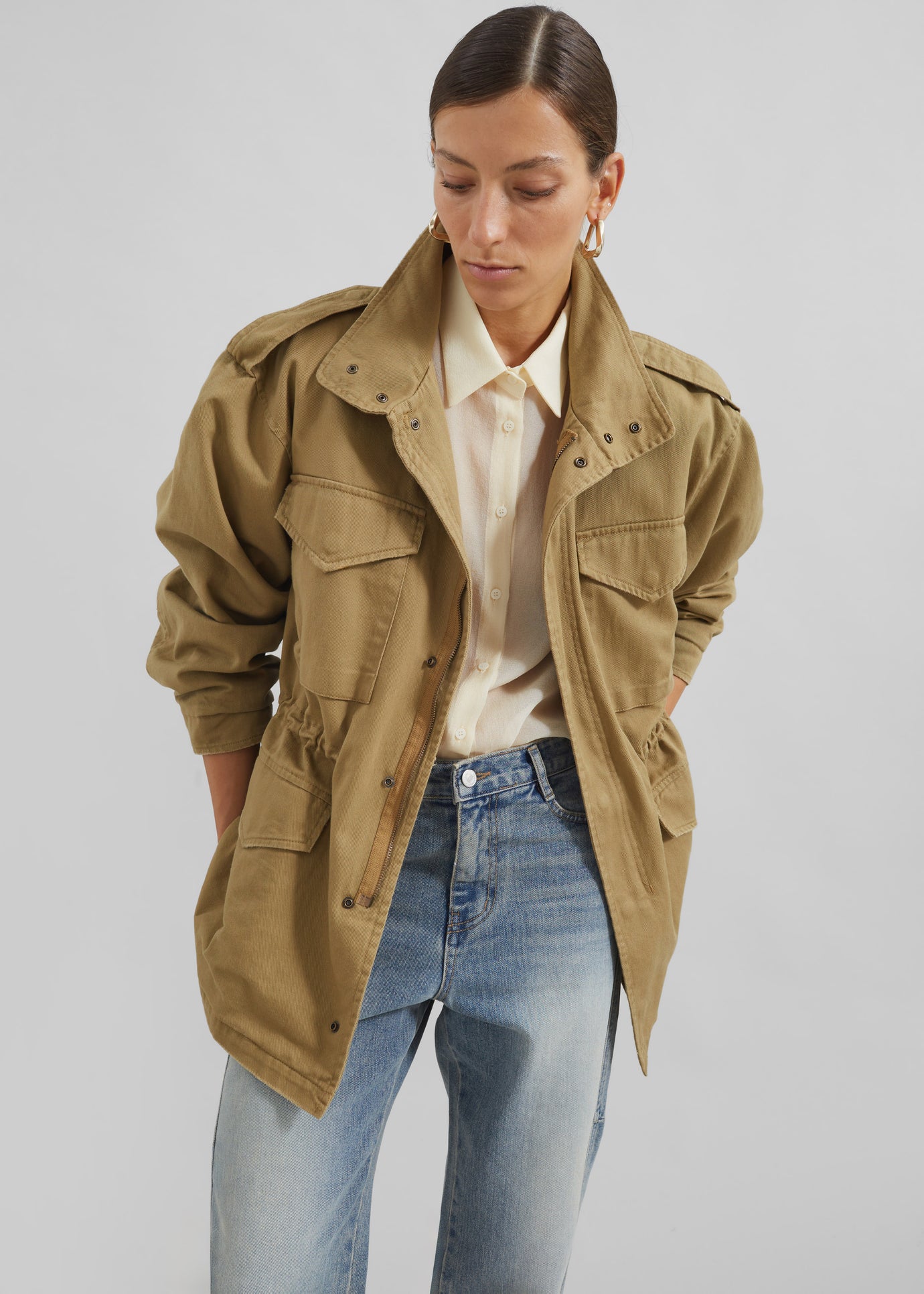 Merano Cargo Jacket - Beige