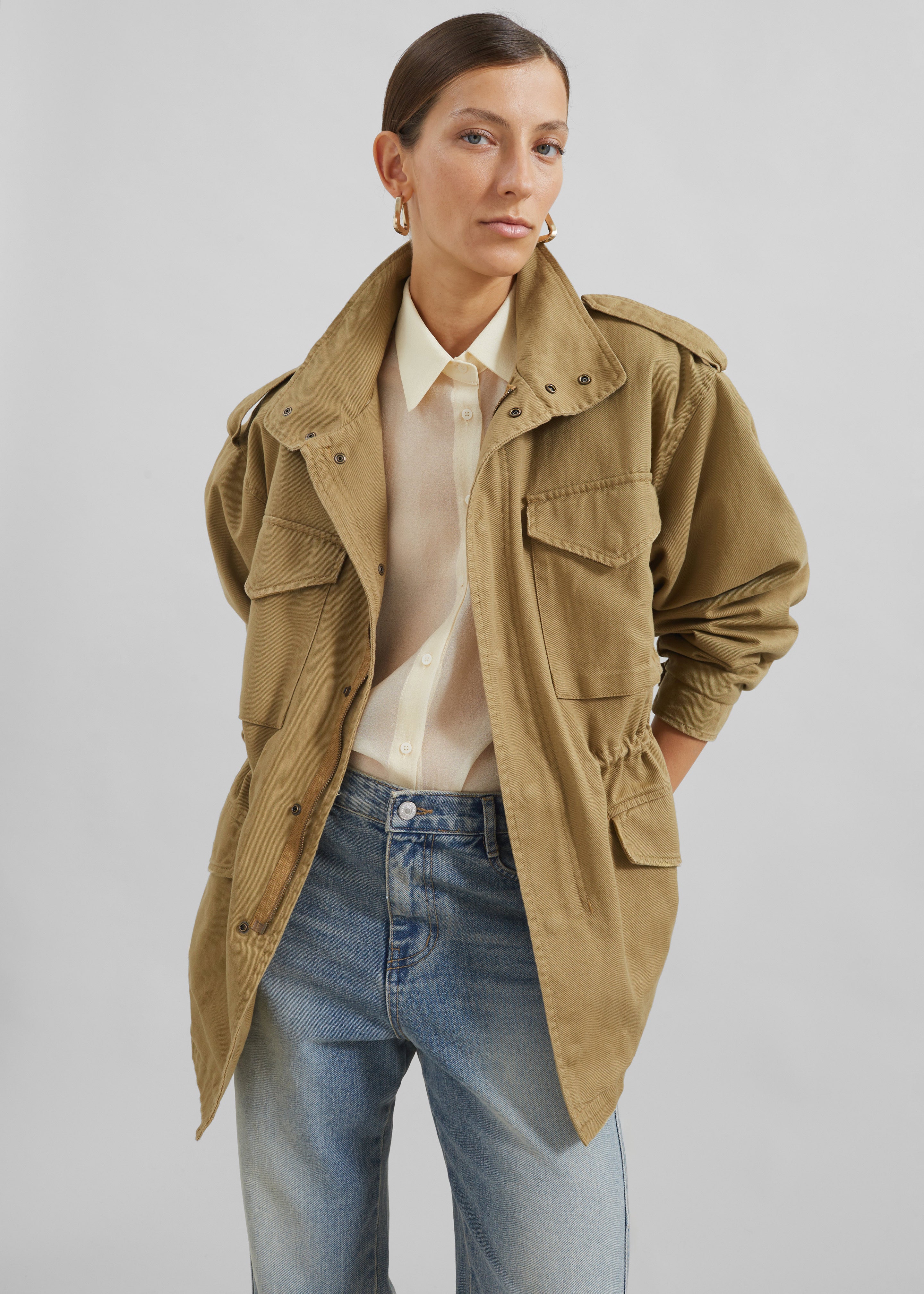 Merano Cargo Jacket - Beige - 9