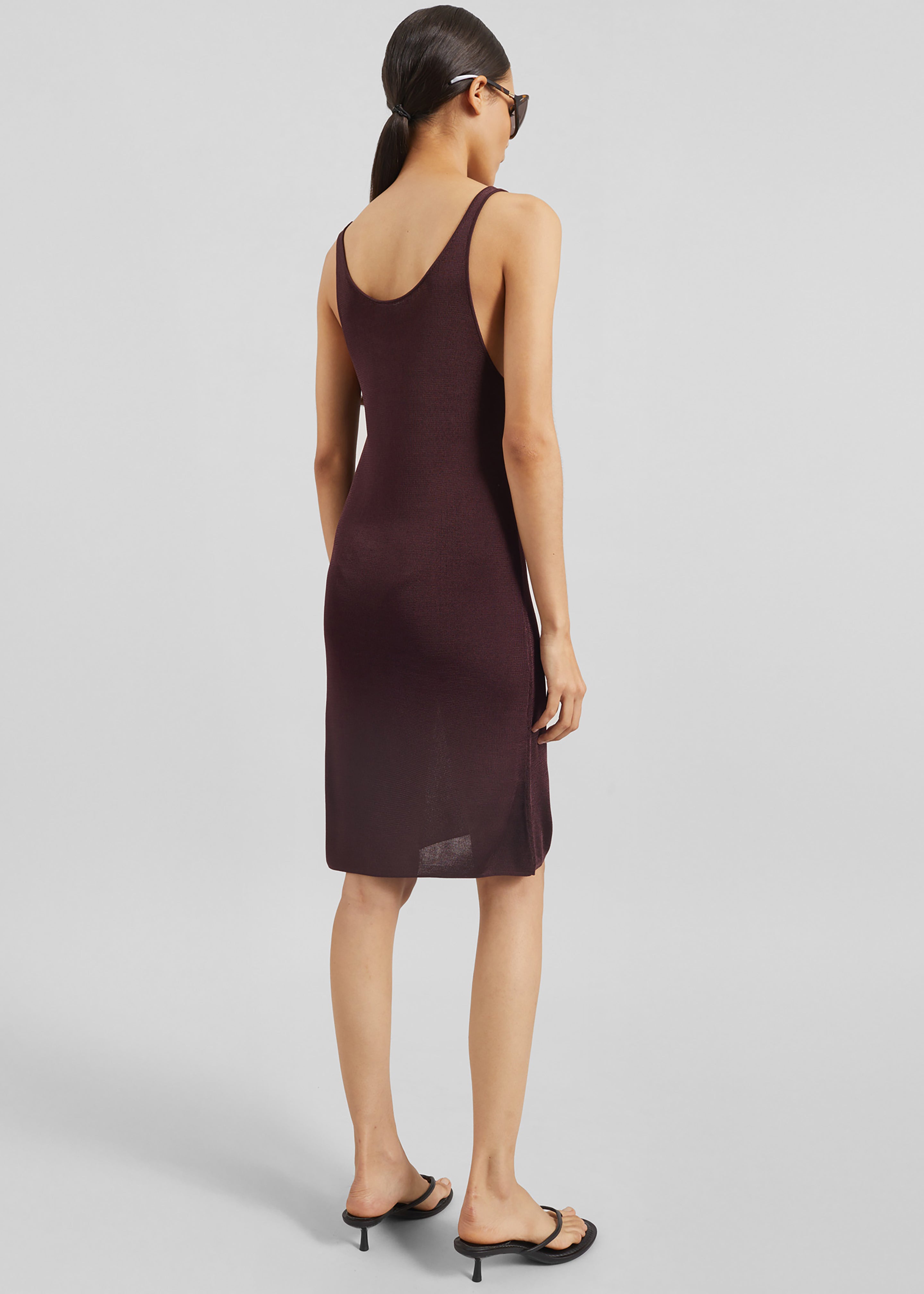 Miami Knit Mini Dress - Burgundy - 6