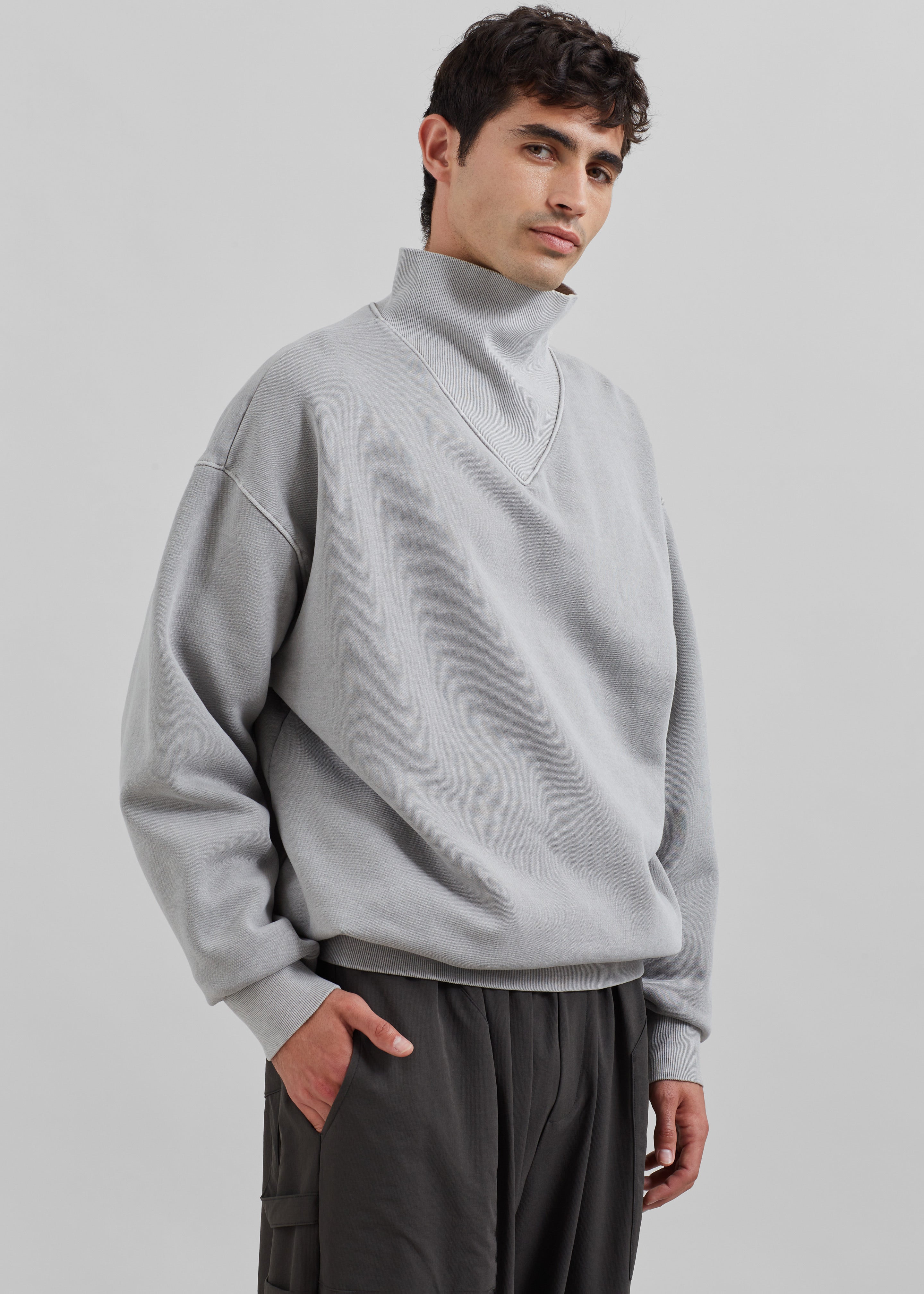 Micah Sweatshirt - Light Grey - 1