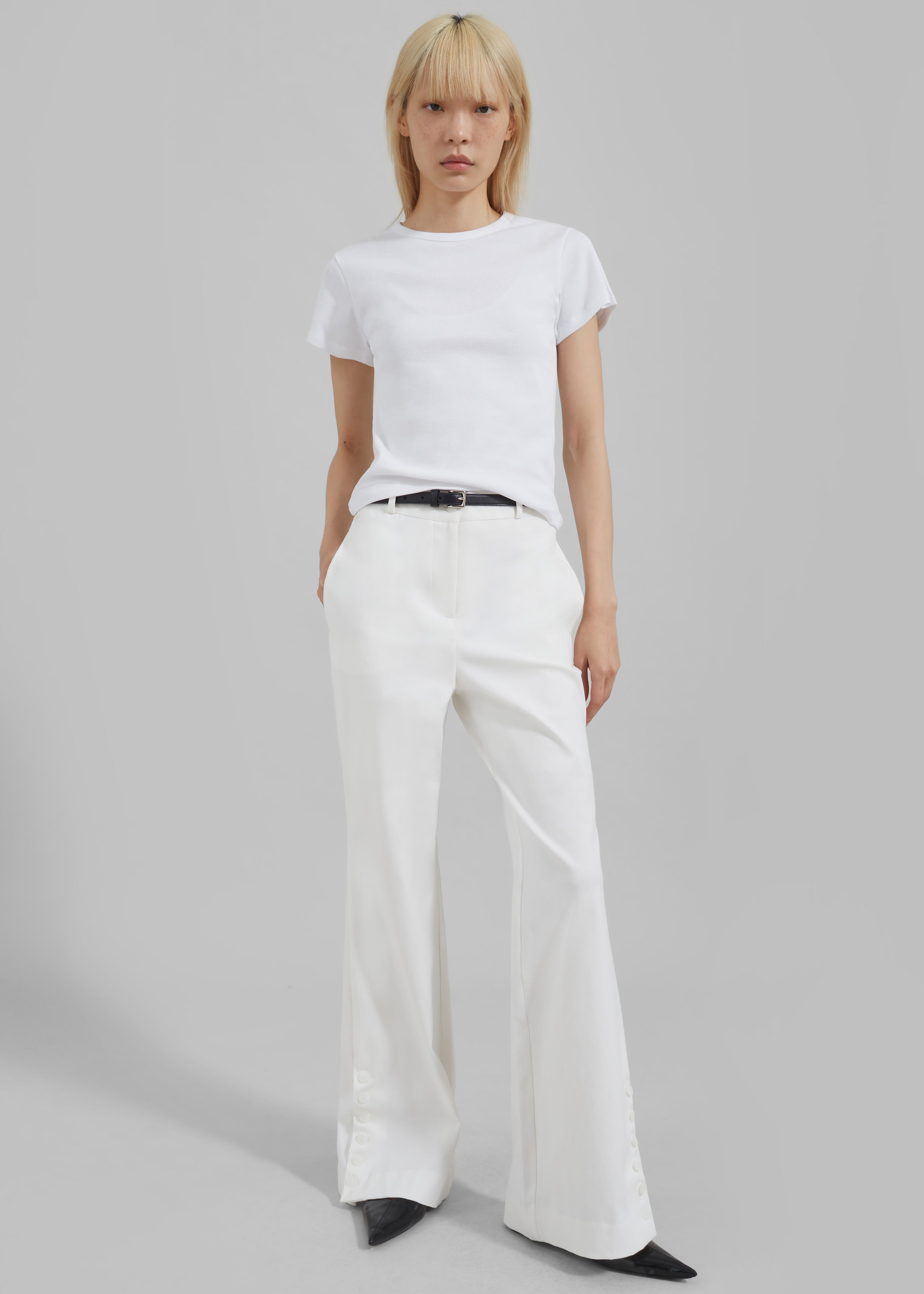 Michelle Flare Pants - Ivory