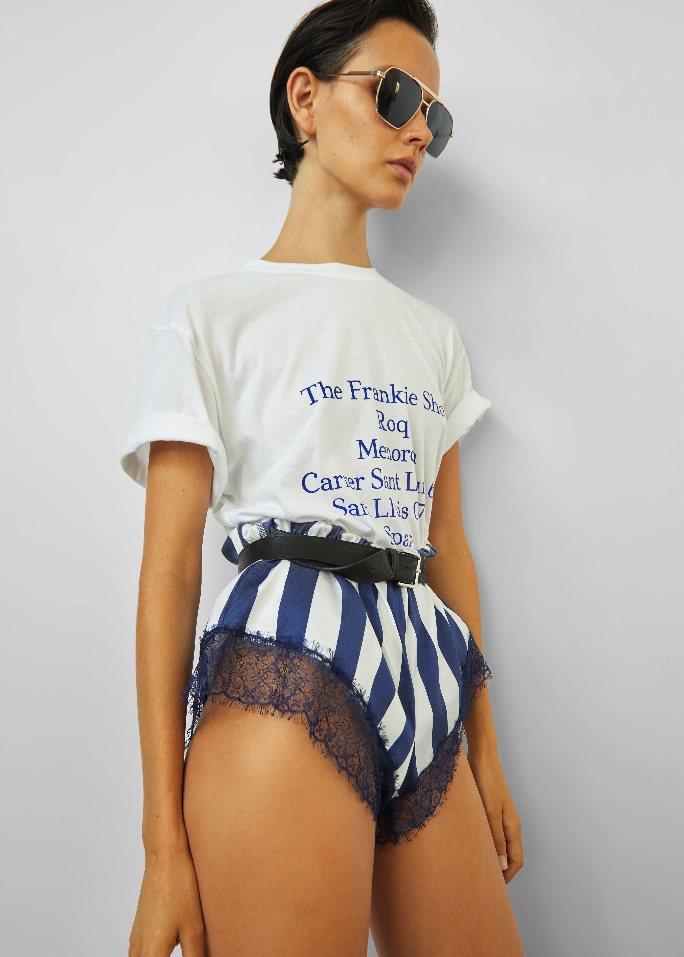 Milos Mini Boxer Shorts - Navy/White Stripe - 9
