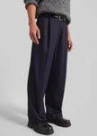 Milton Flannel Trousers - Navy