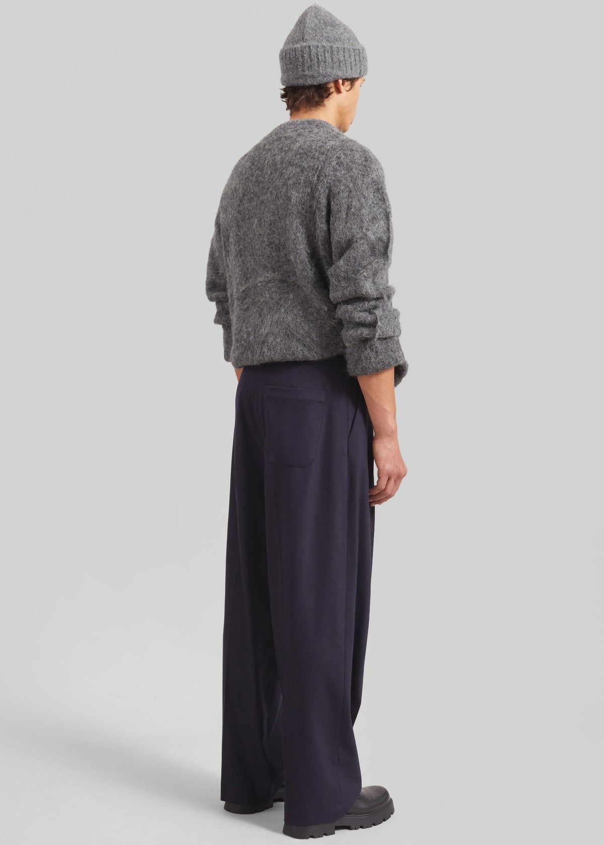 Milton Flannel Trousers - Navy - 6