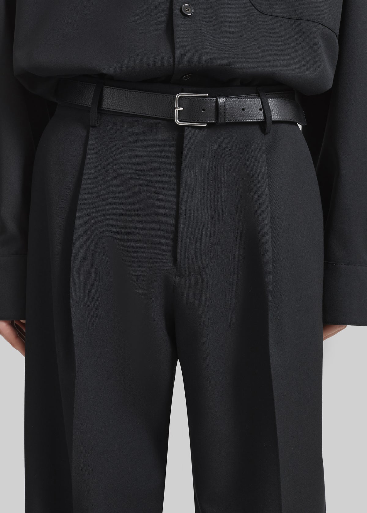 Milton Wool-Blend Trousers - Black - 3