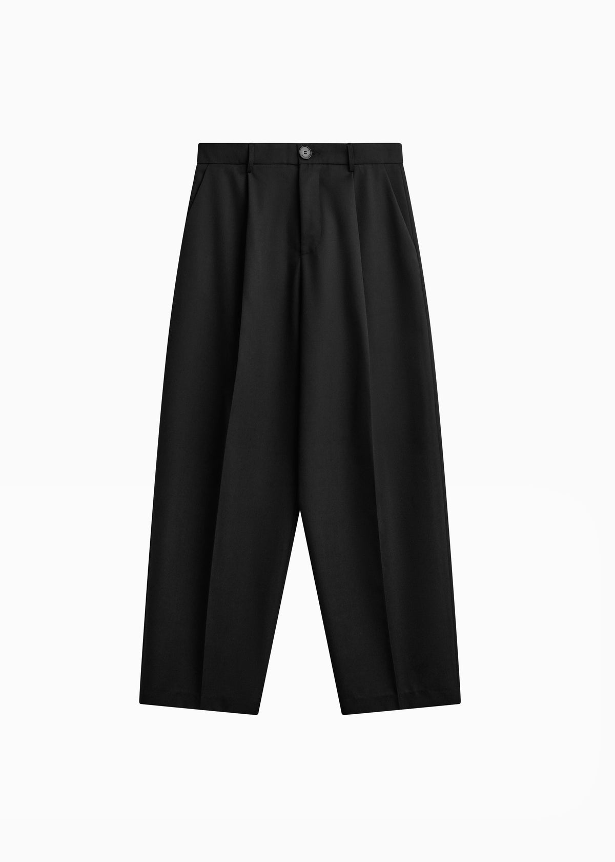 Milton Wool-Blend Trousers - Black - 8