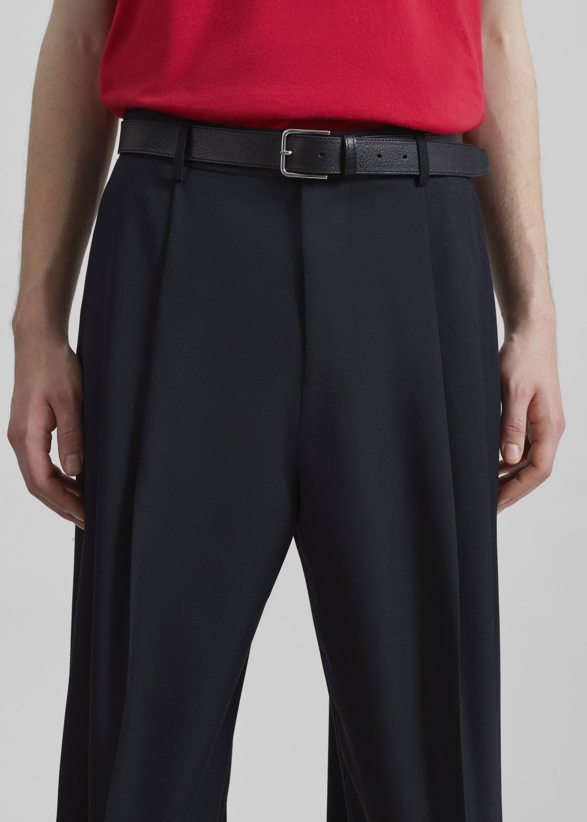 Milton Wool-Blend Trousers - Dark Navy - 3