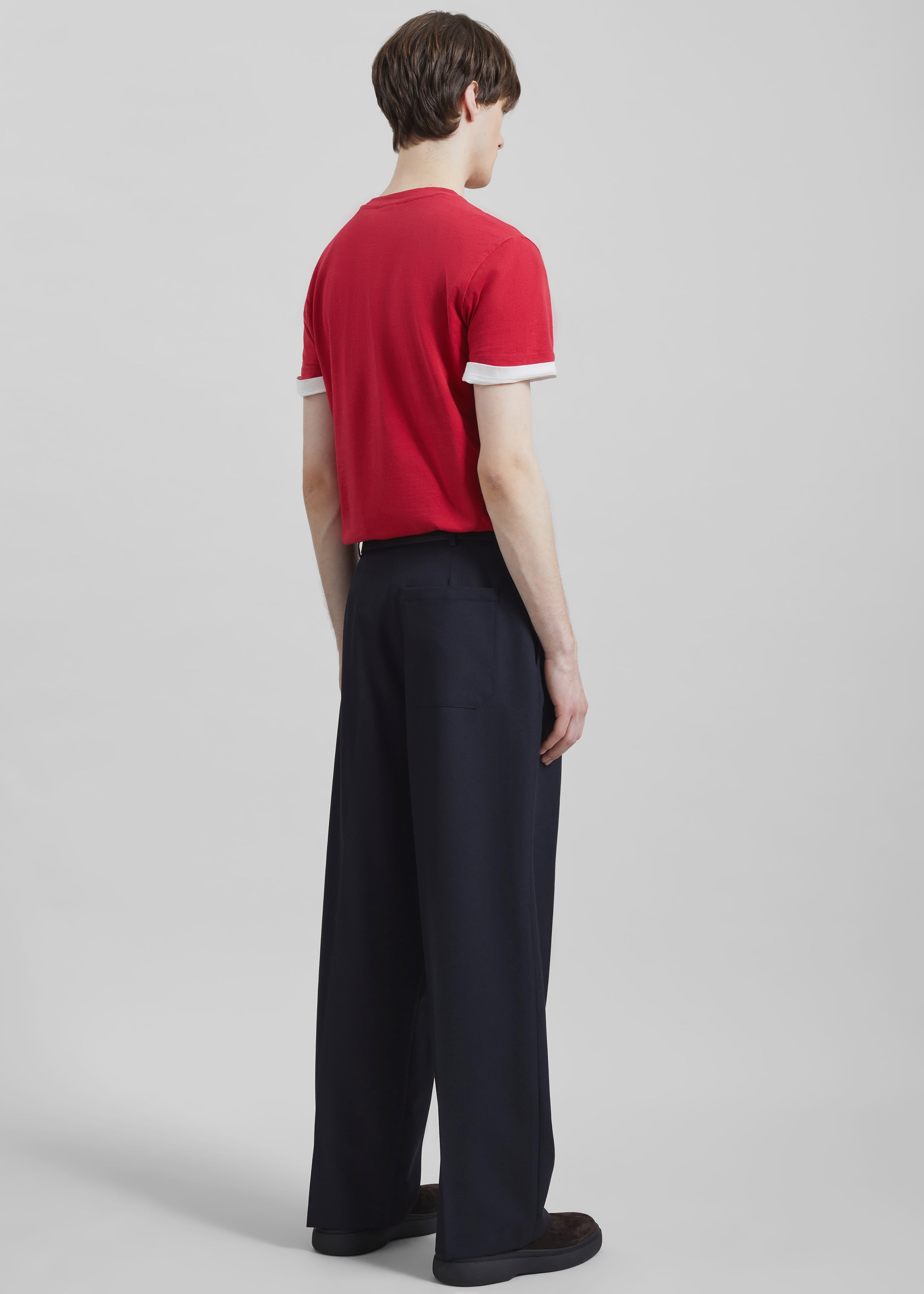 Milton Wool-Blend Trousers - Dark Navy - 7