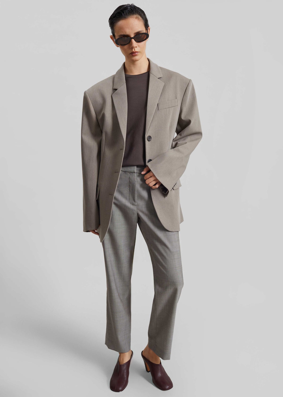 Mirbel Cinched Blazer - Taupe - 7