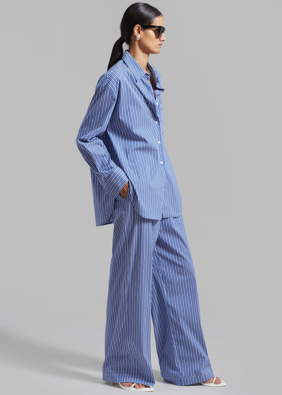 Mirca Pocket Shirt - Blue Multi Stripe - 4