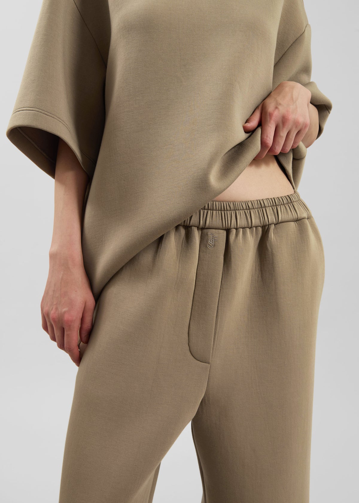 Mirca Neoprene Elastic Pants - Camel - 4