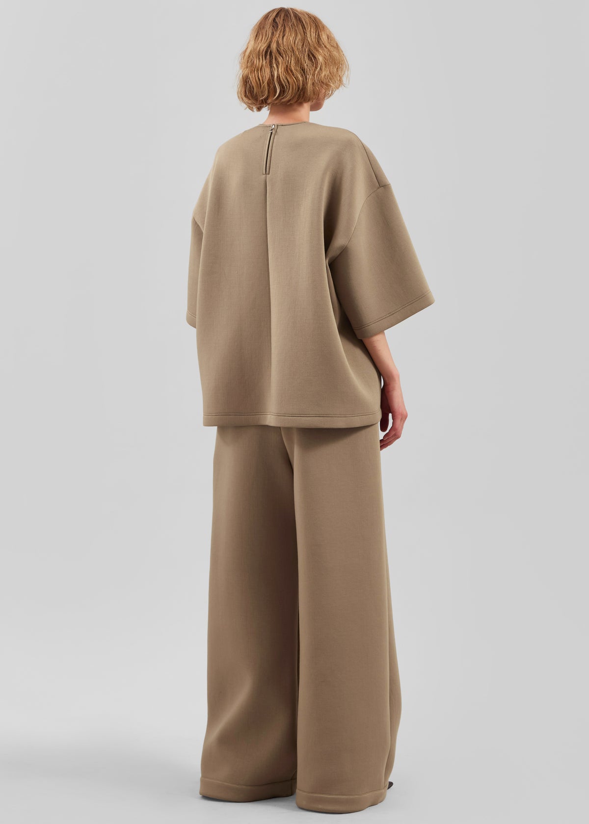 Mirca Neoprene Elastic Pants - Camel - 6