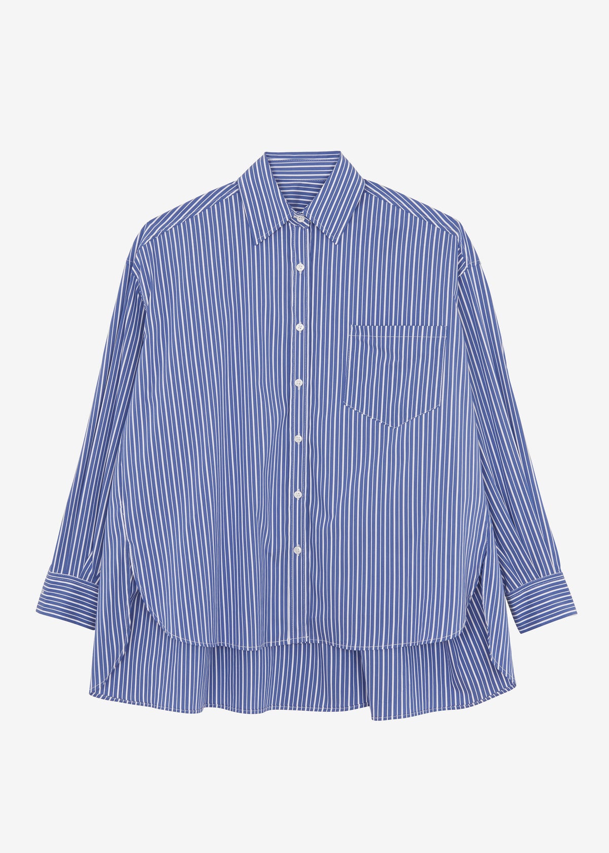 Mirca Pocket Shirt - Blue Multi Stripe - 10