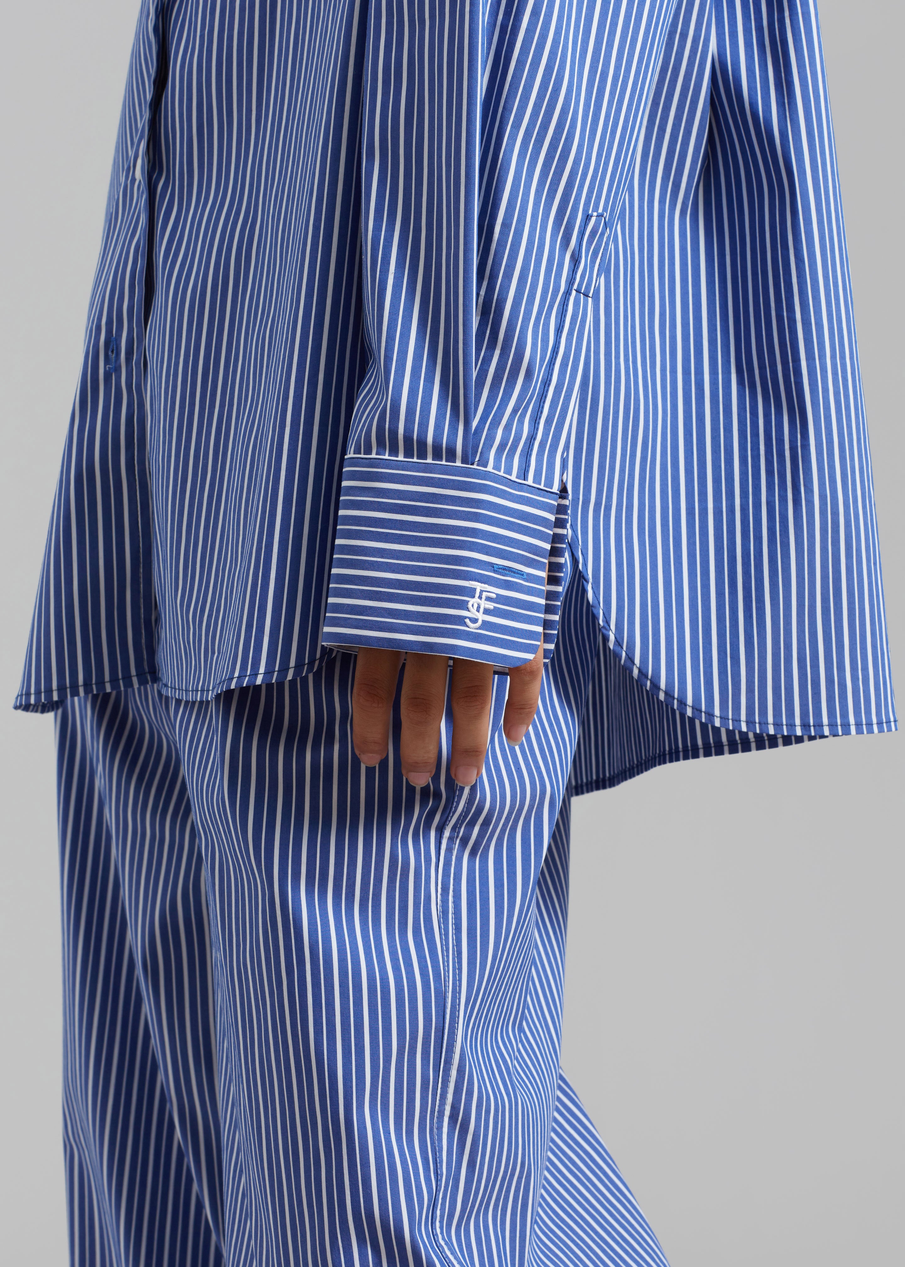 Mirca Pocket Shirt - Blue Multi Stripe - 7