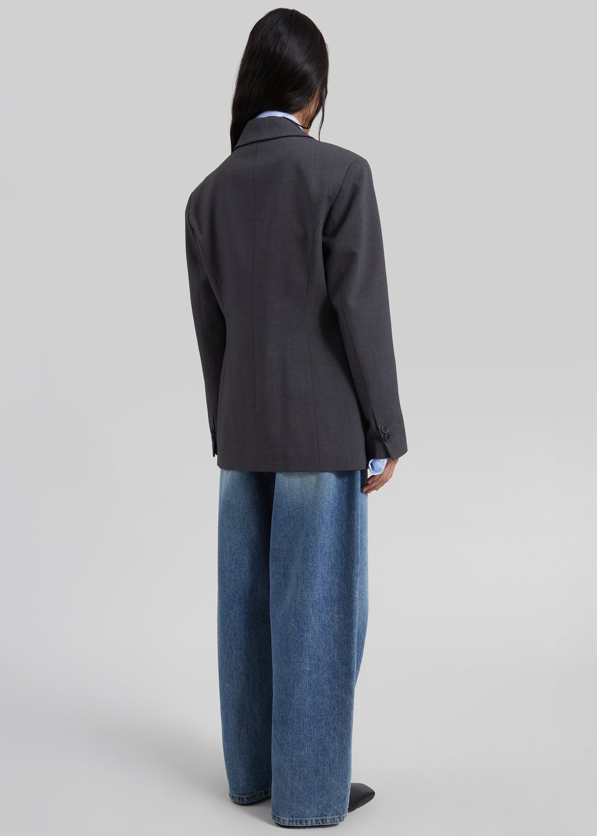 Mirka Tailored Blazer - Dark Grey
