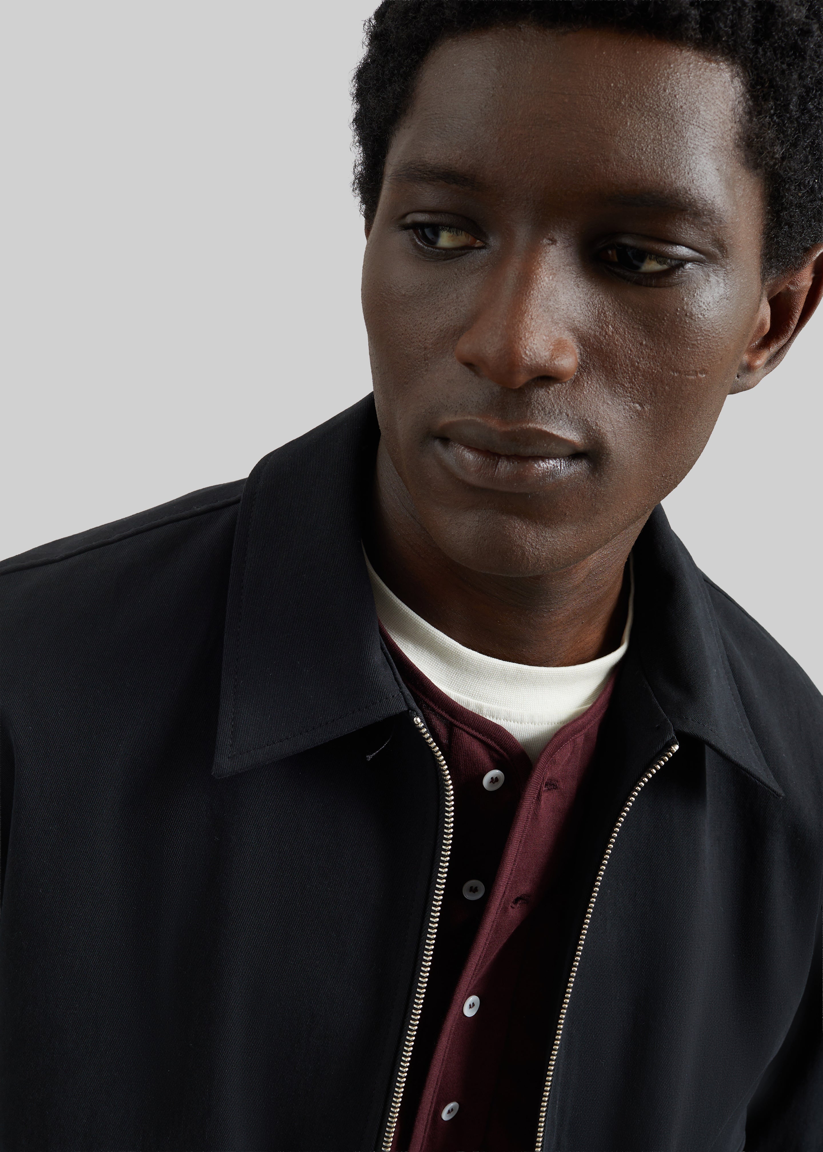 Mitchell Cotton Twill Jacket - Black - 3