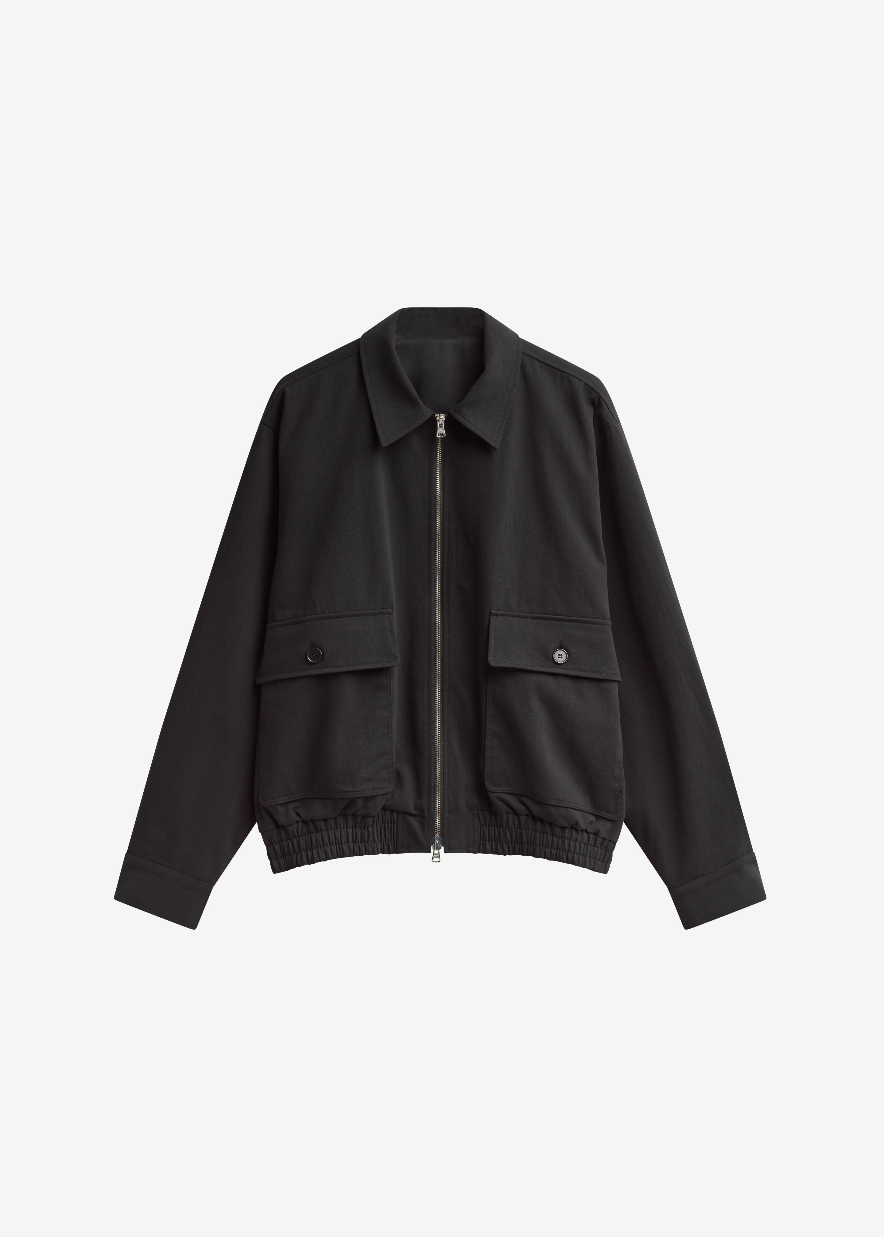 Mitchell Cotton Twill Jacket - Black - 7