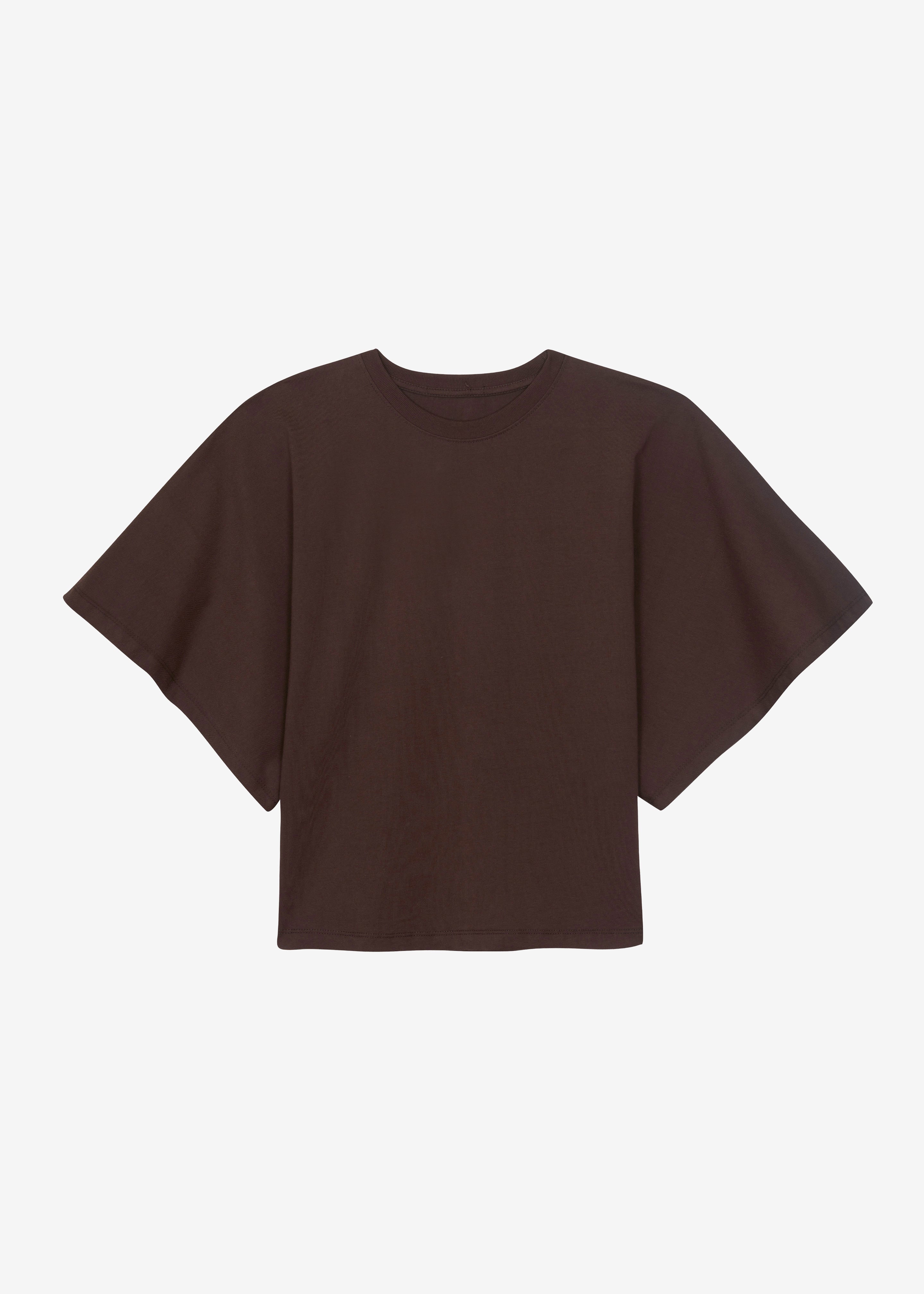 Modave Dolman Sleeve Tee - Brown - 6
