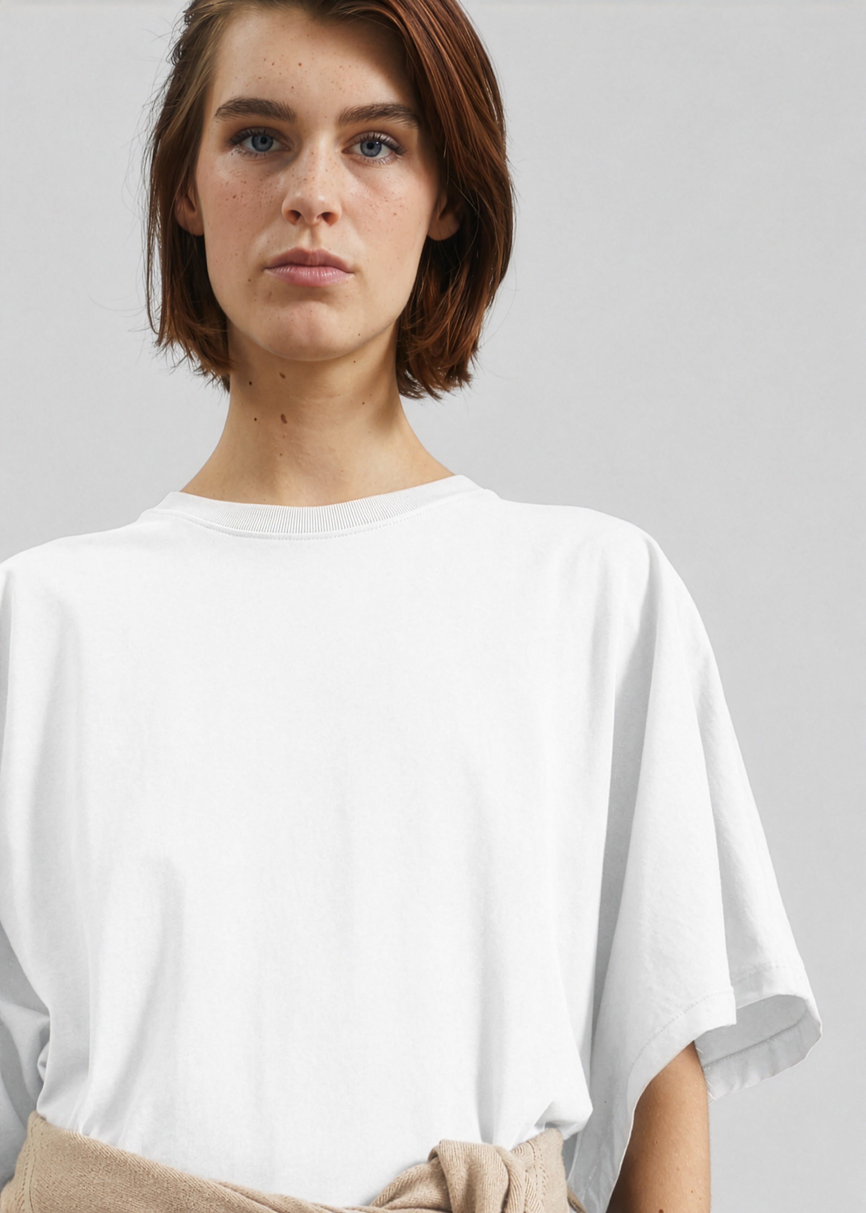 Modave Dolman Sleeve Tee - White - 2