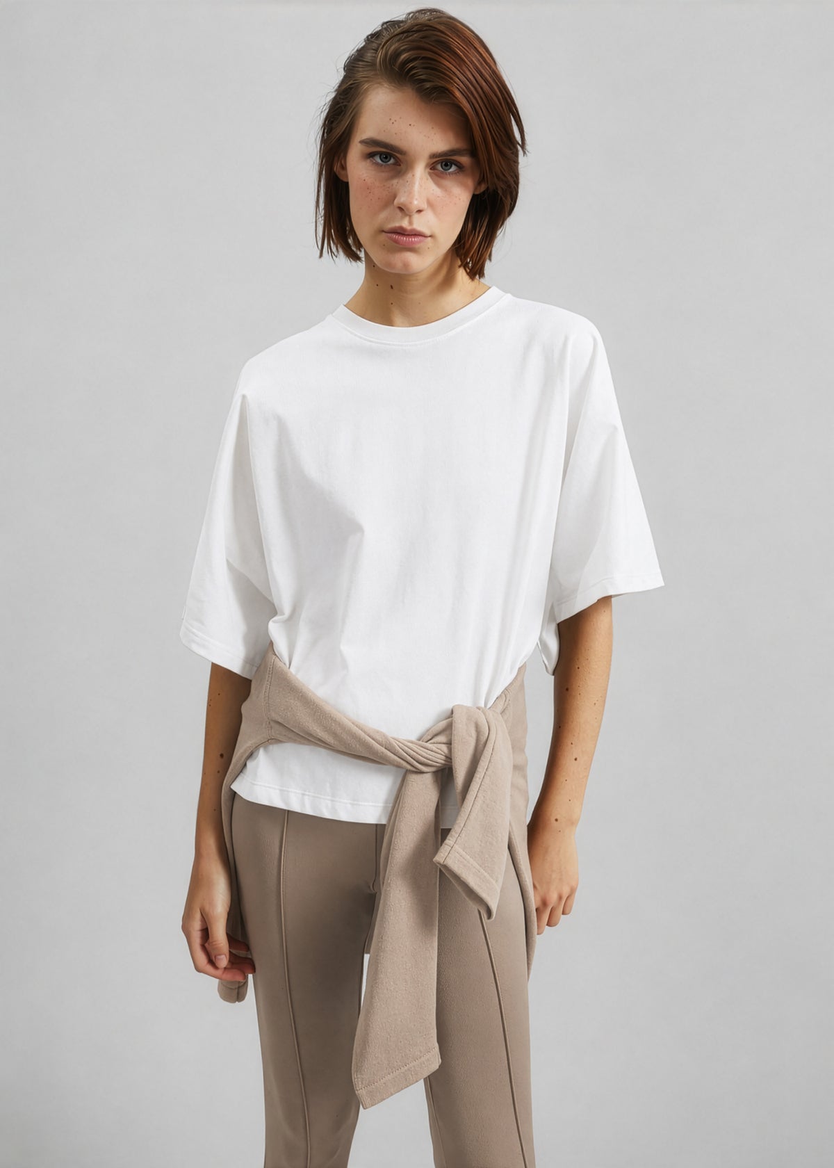 Modave Dolman Sleeve Tee - White - 3