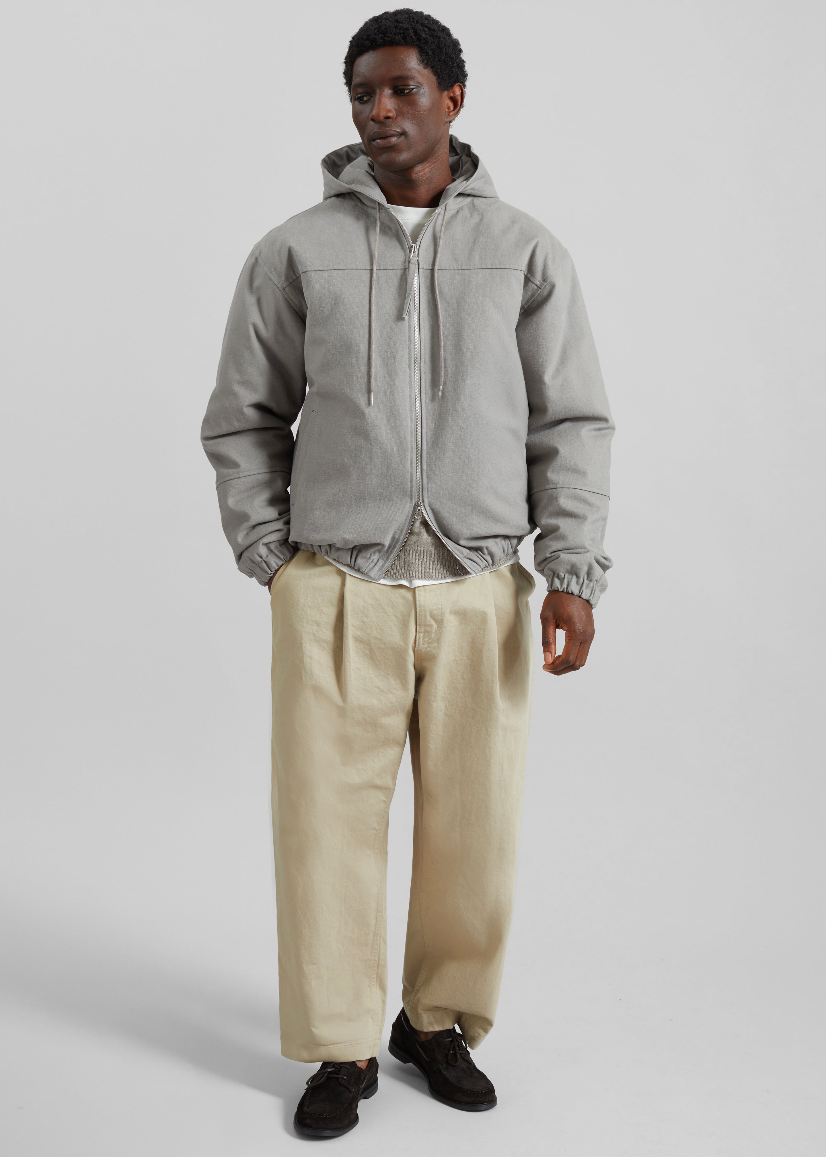 Molkom Padded Jacket - Taupe - 4