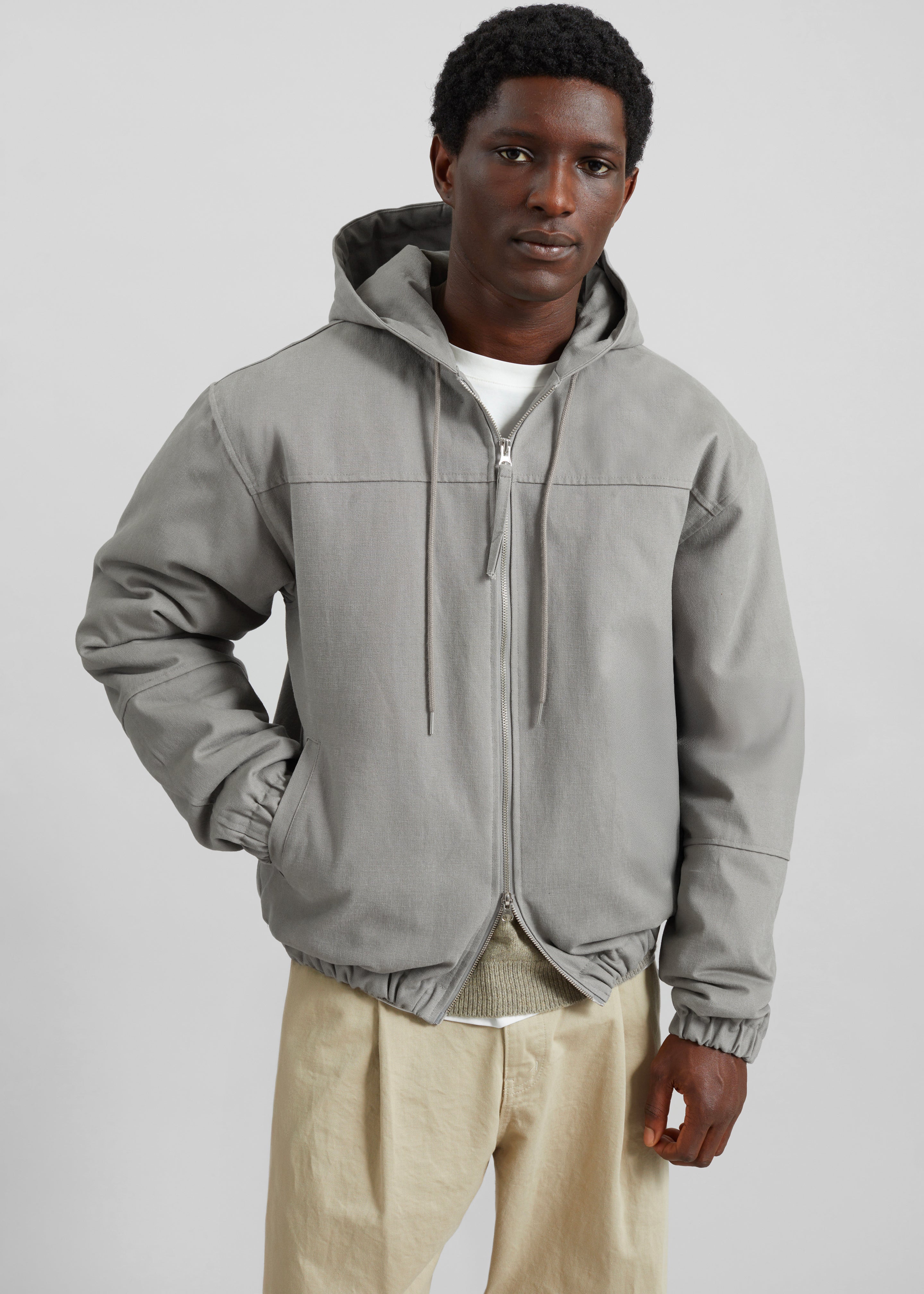 Molkom Padded Jacket - Taupe – The Frankie Shop