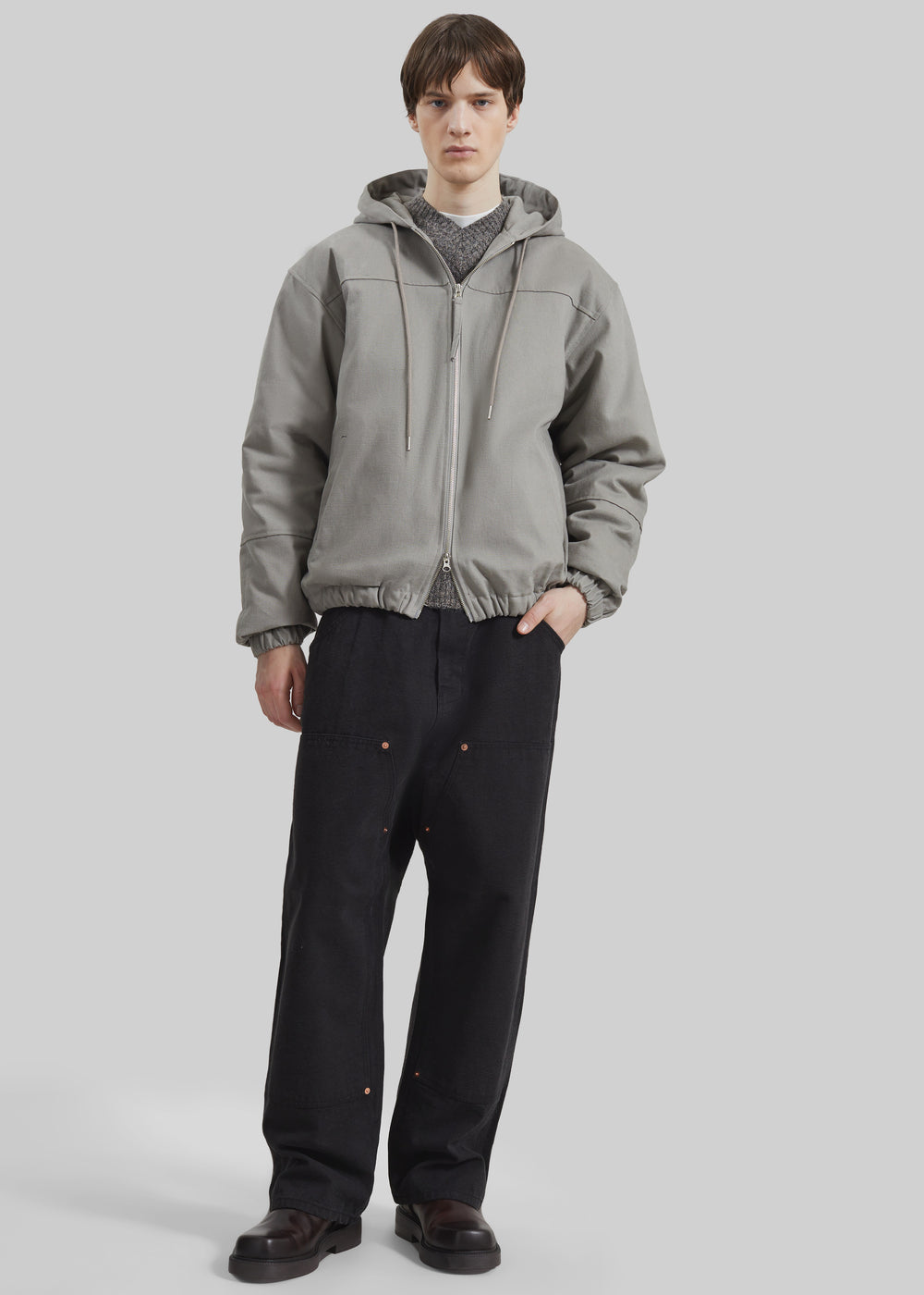 Molkom Padded Jacket - Taupe - 1