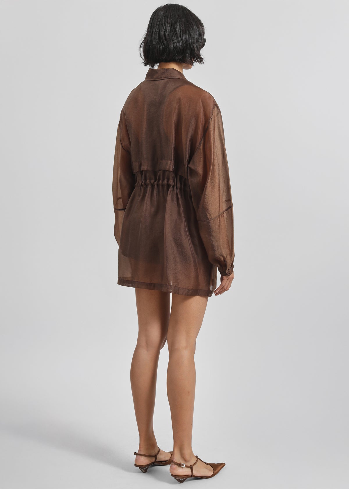 Montaro Sheer Light Jacket - Brown - 9