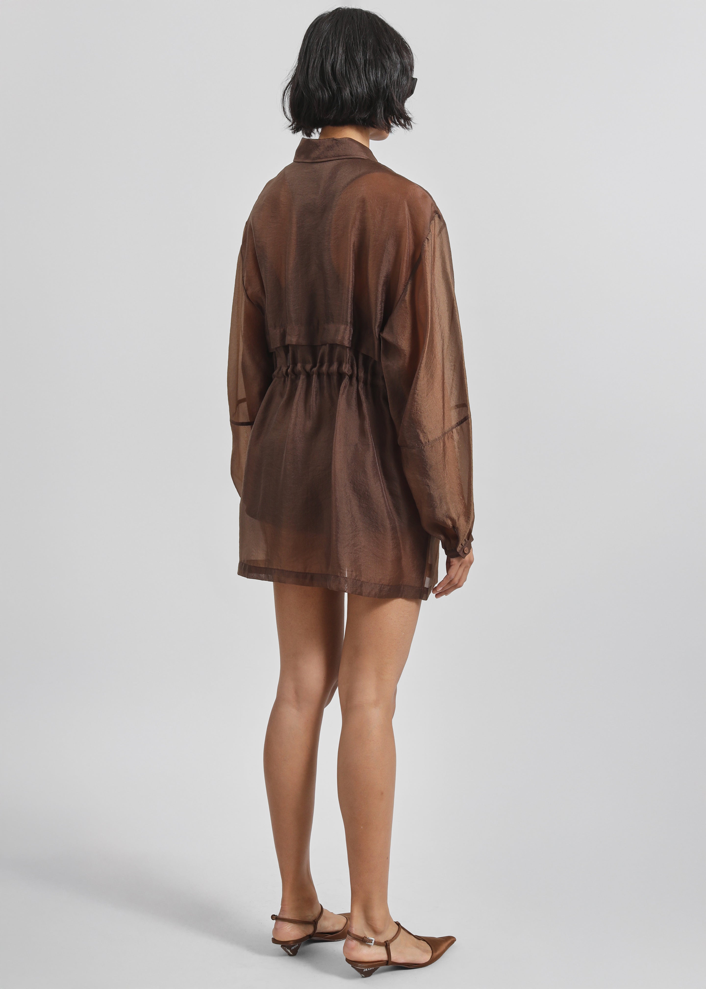 Montaro Sheer Light Jacket - Brown - 9