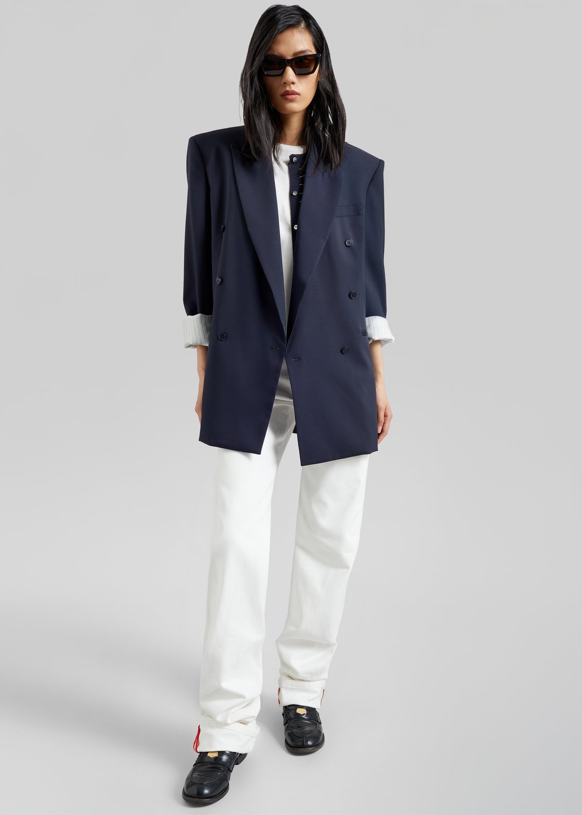 Monterey Structured Blazer - Dark Navy - 6