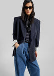 Monterey Structured Blazer - Dark Navy