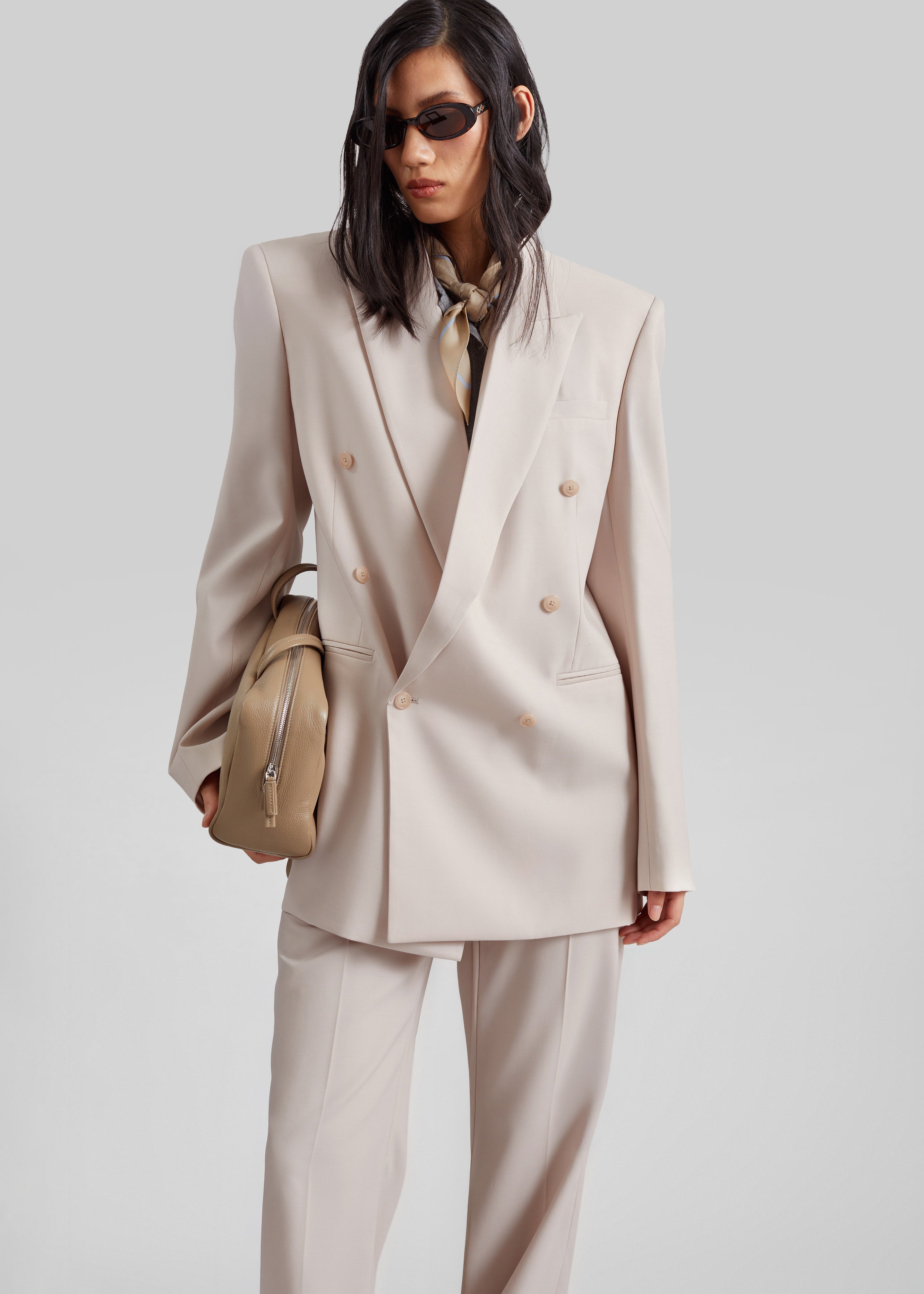 Monterey Structured Blazer - Faded Pink - 9