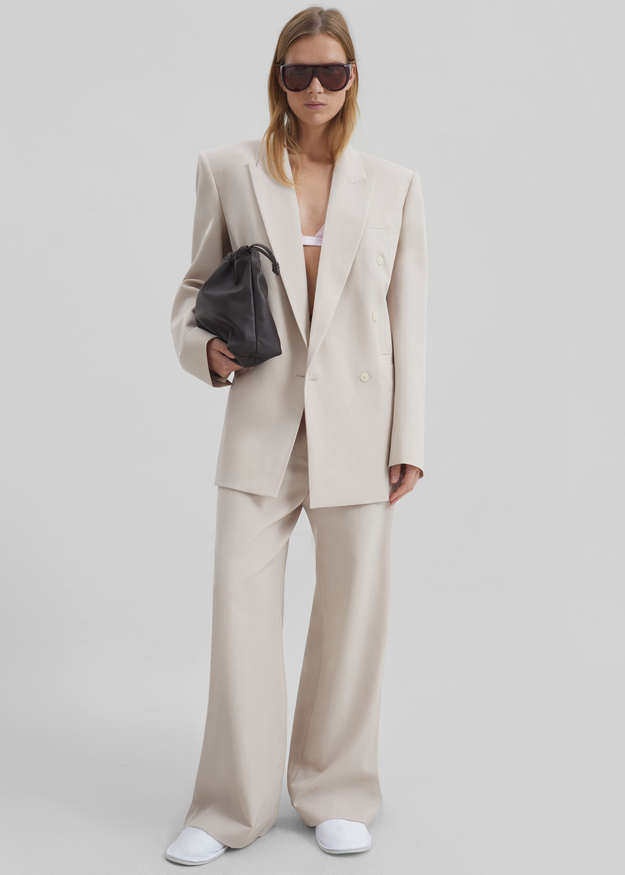 Shop the look image for Monterey Structured Blazer - Faded Pink