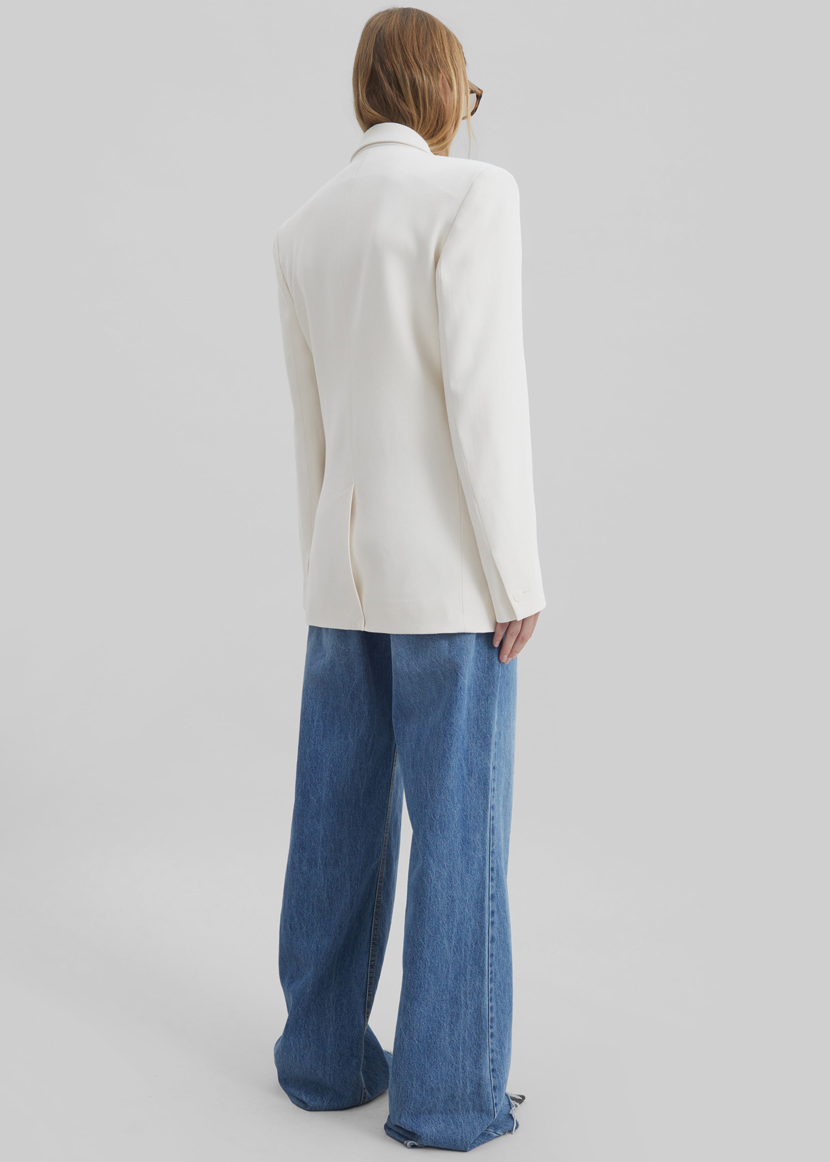 Monterey Structured Blazer - Off White - 6