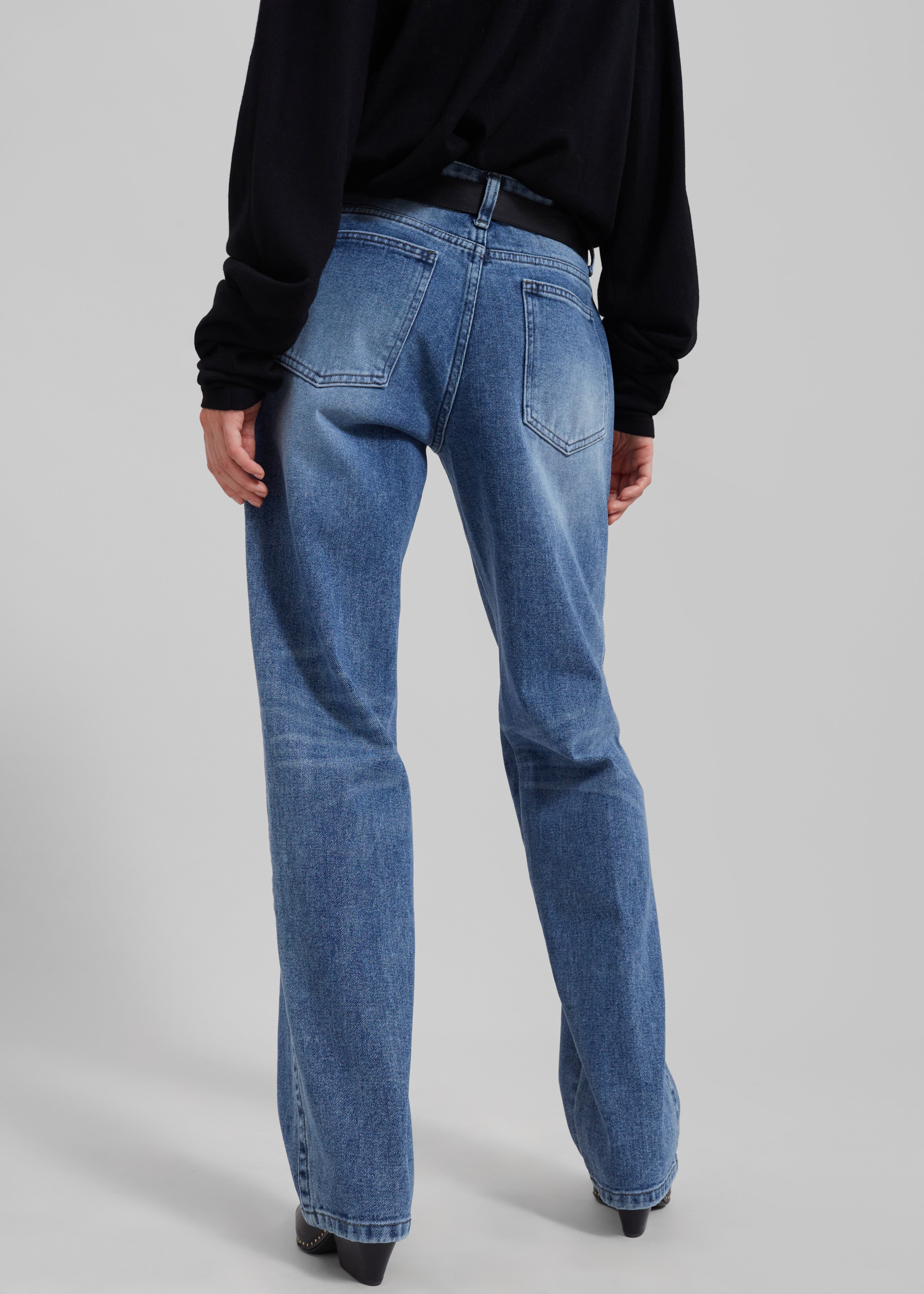 Montrose Straight Leg Jeans - Blue Wash - 7