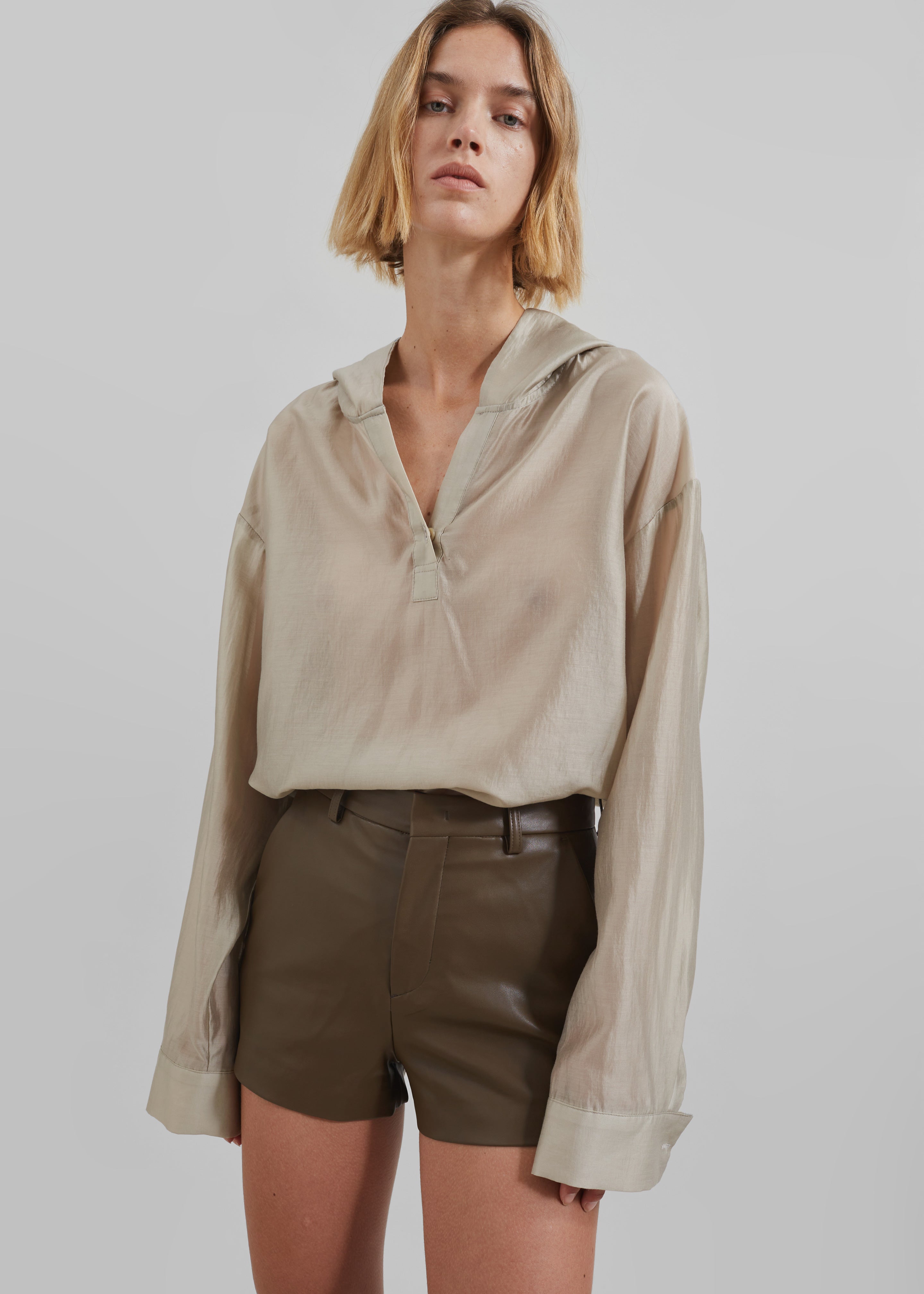 Beige 2024 blouse