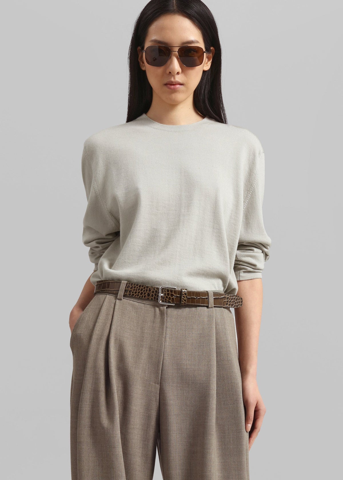 Morang Merino Wool Sweater - Beige - 6