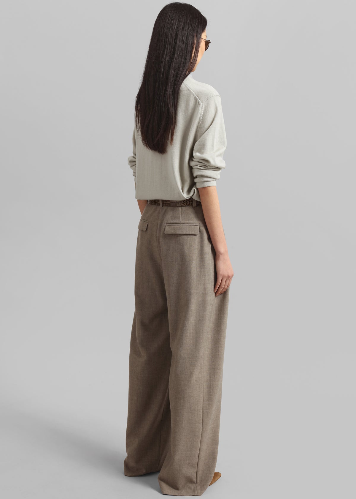 Morang Merino Wool Sweater - Beige - 7