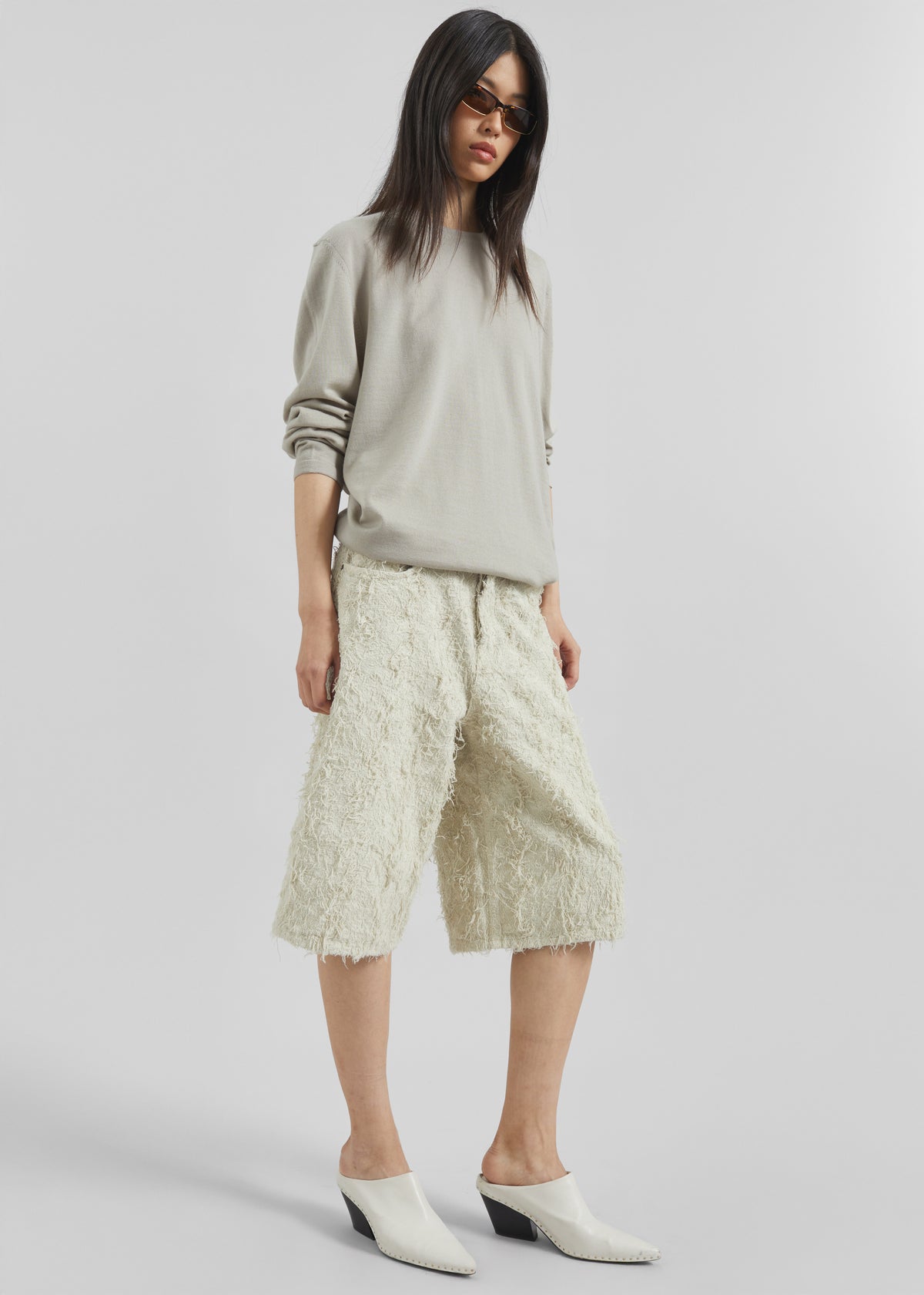 Morang Merino Wool Sweater - Beige - 3
