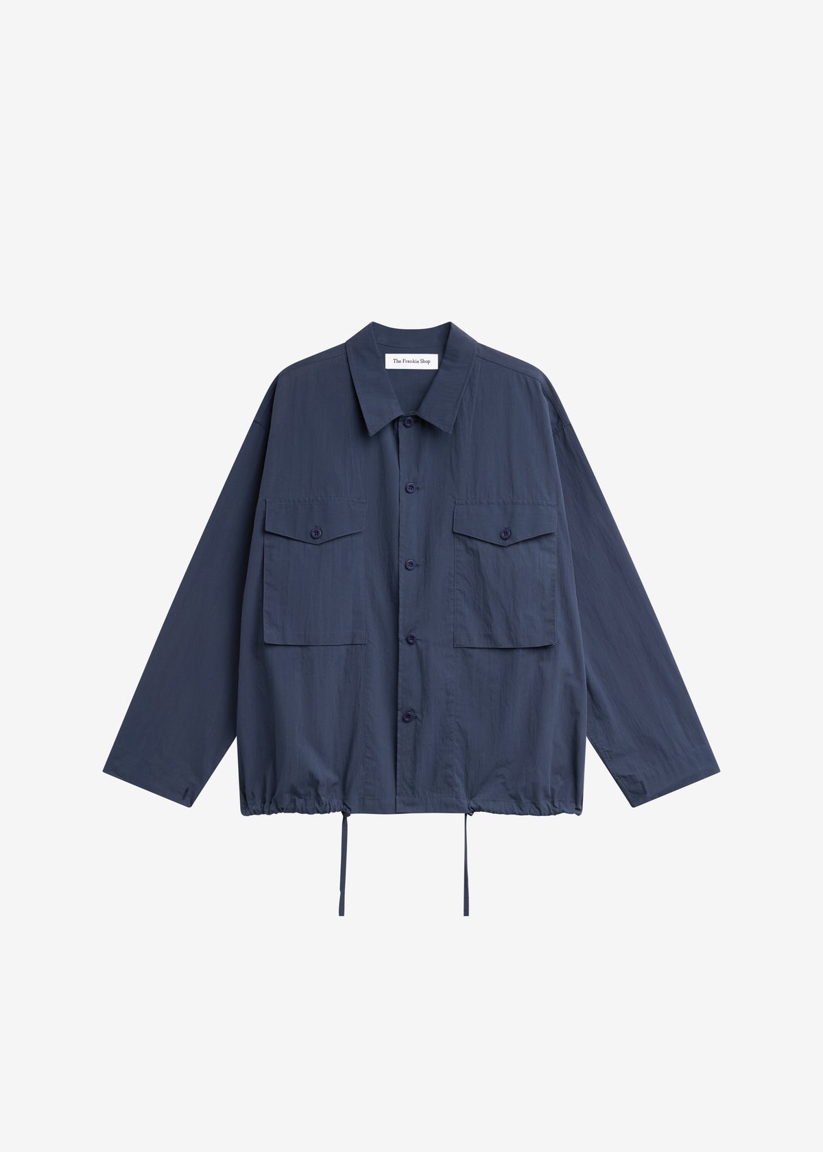 Morelo Technical Utility Overshirt - Slate Blue