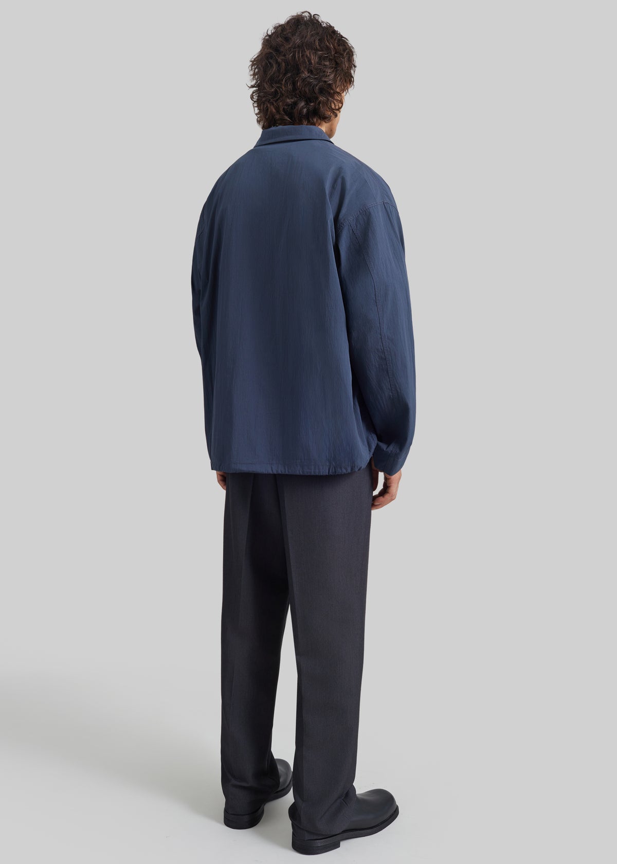 Morelo Technical Utility Overshirt - Slate Blue