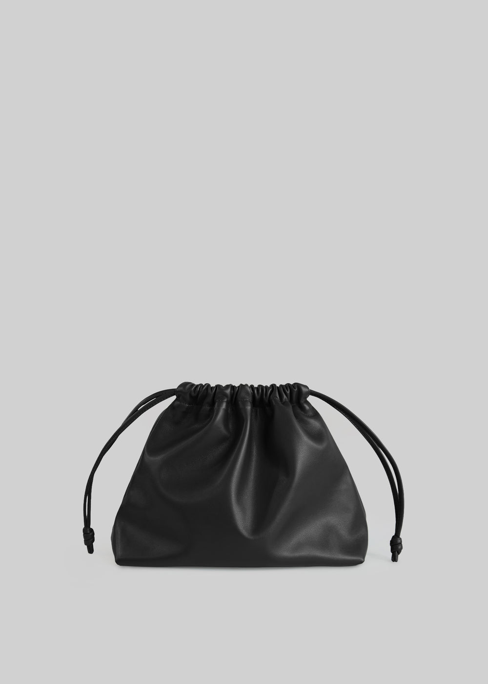 Morgan Faux Leather Small Pouch - Black
