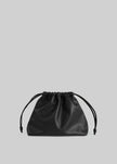 Morgan Faux Leather Small Pouch - Black