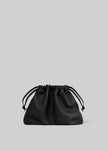 Morgan Faux Leather Small Pouch - Black