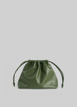 Morgan Faux Leather Small Pouch - Olive