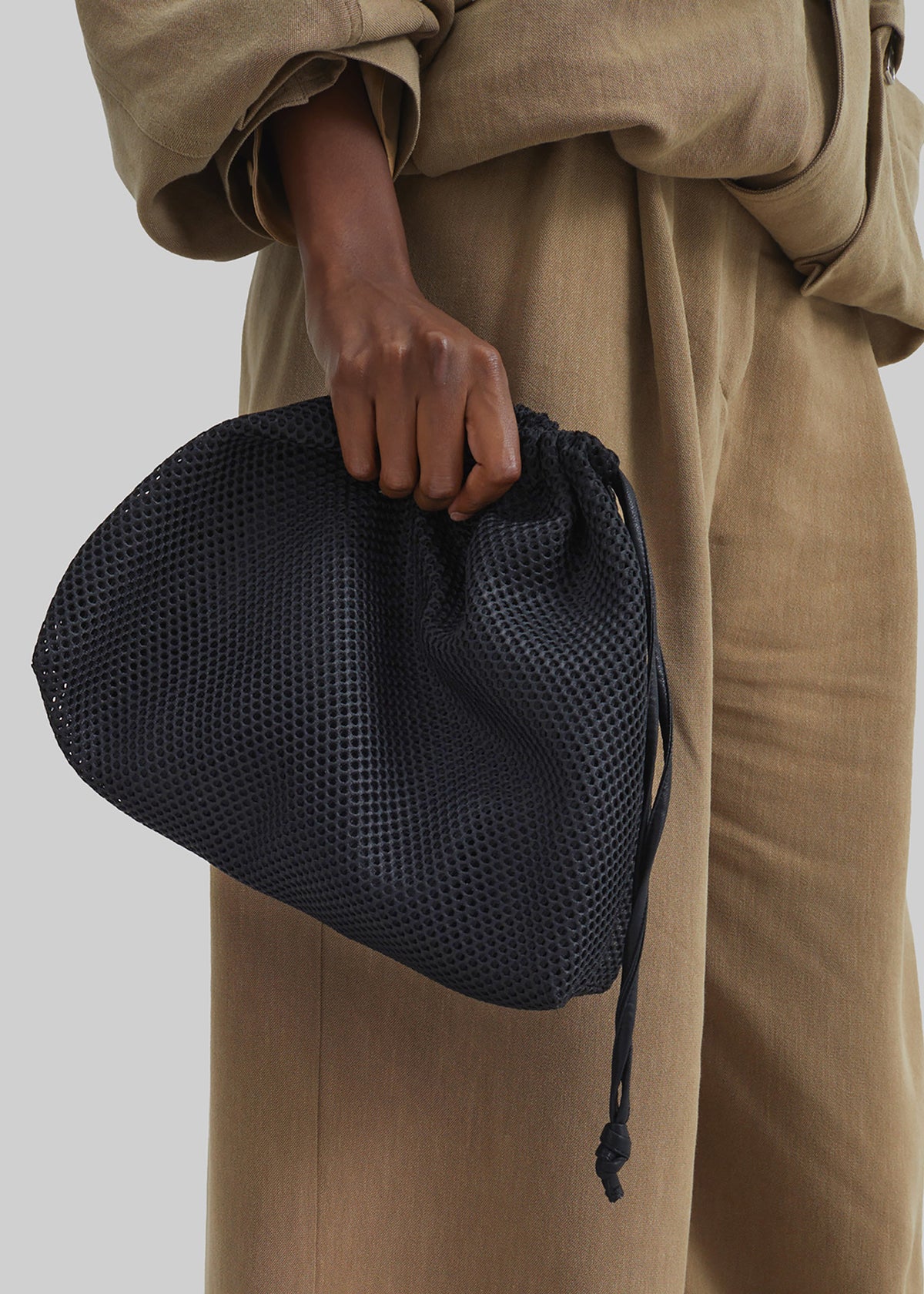 Morgan Mesh Small Pouch - Black - 1