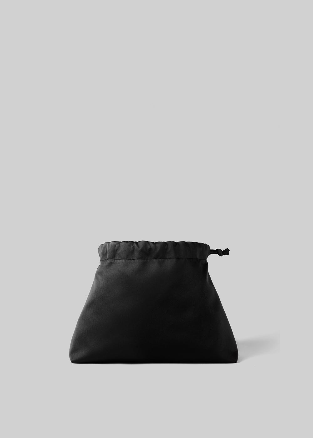 Morgan Satin Small Pouch - Black - 1